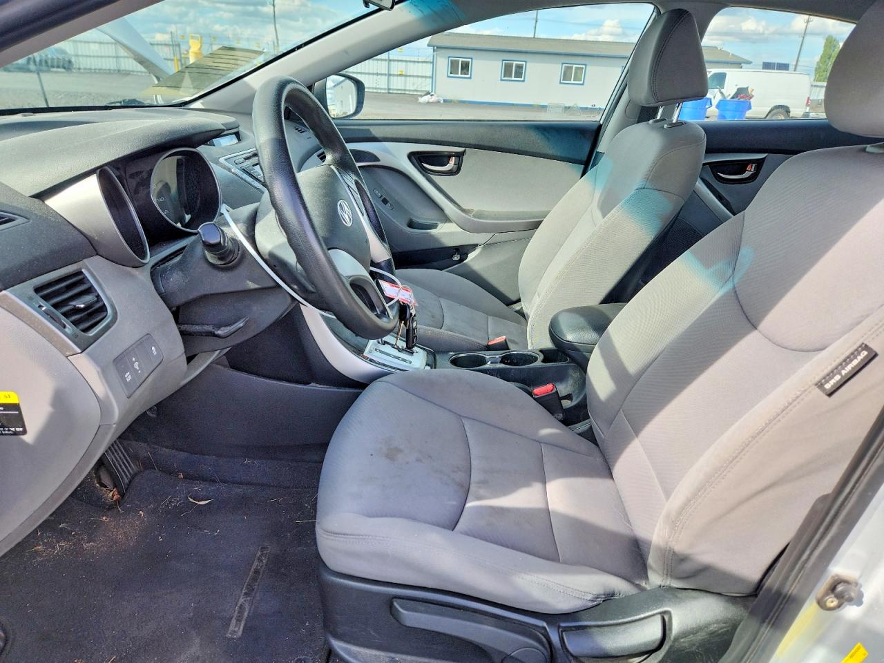 2012 Hyundai Elantra Gls Silver vin: KMHDH4AE5CU231495