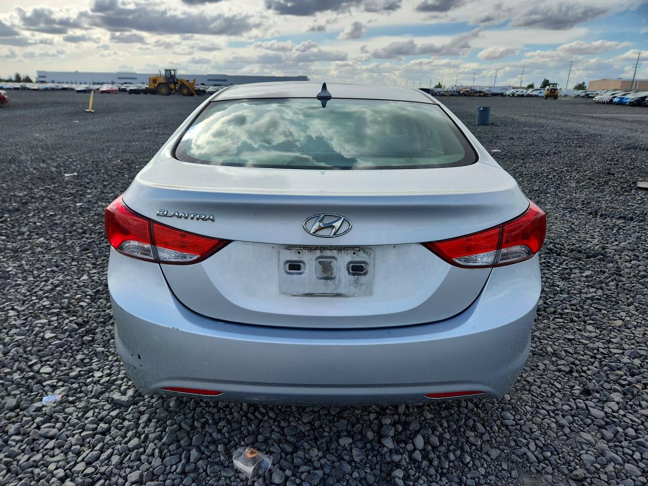 2012 Hyundai Elantra Gls Silver vin: KMHDH4AE5CU231495