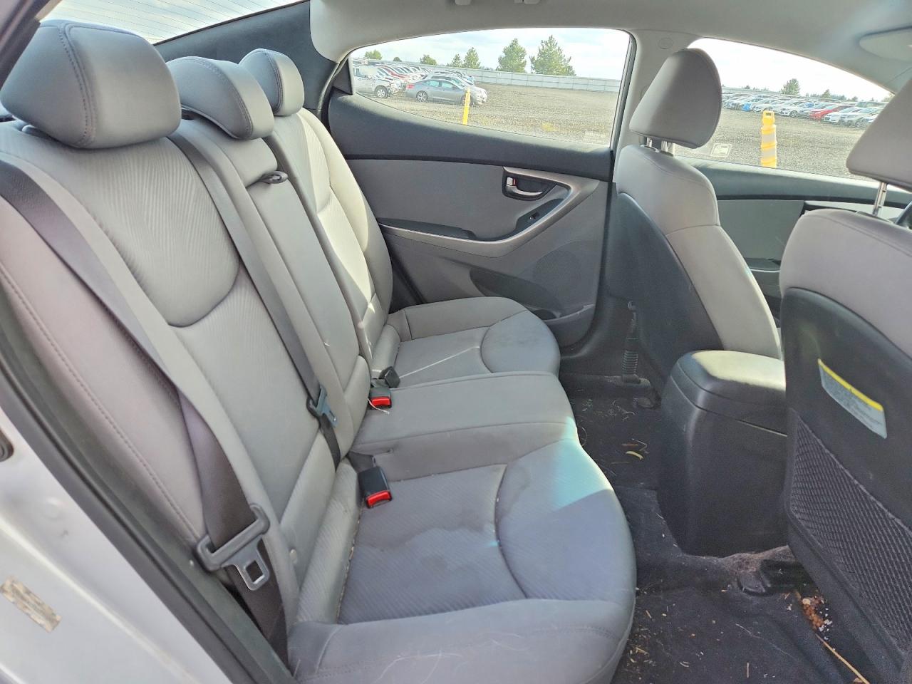 2012 Hyundai Elantra Gls Silver vin: KMHDH4AE5CU231495