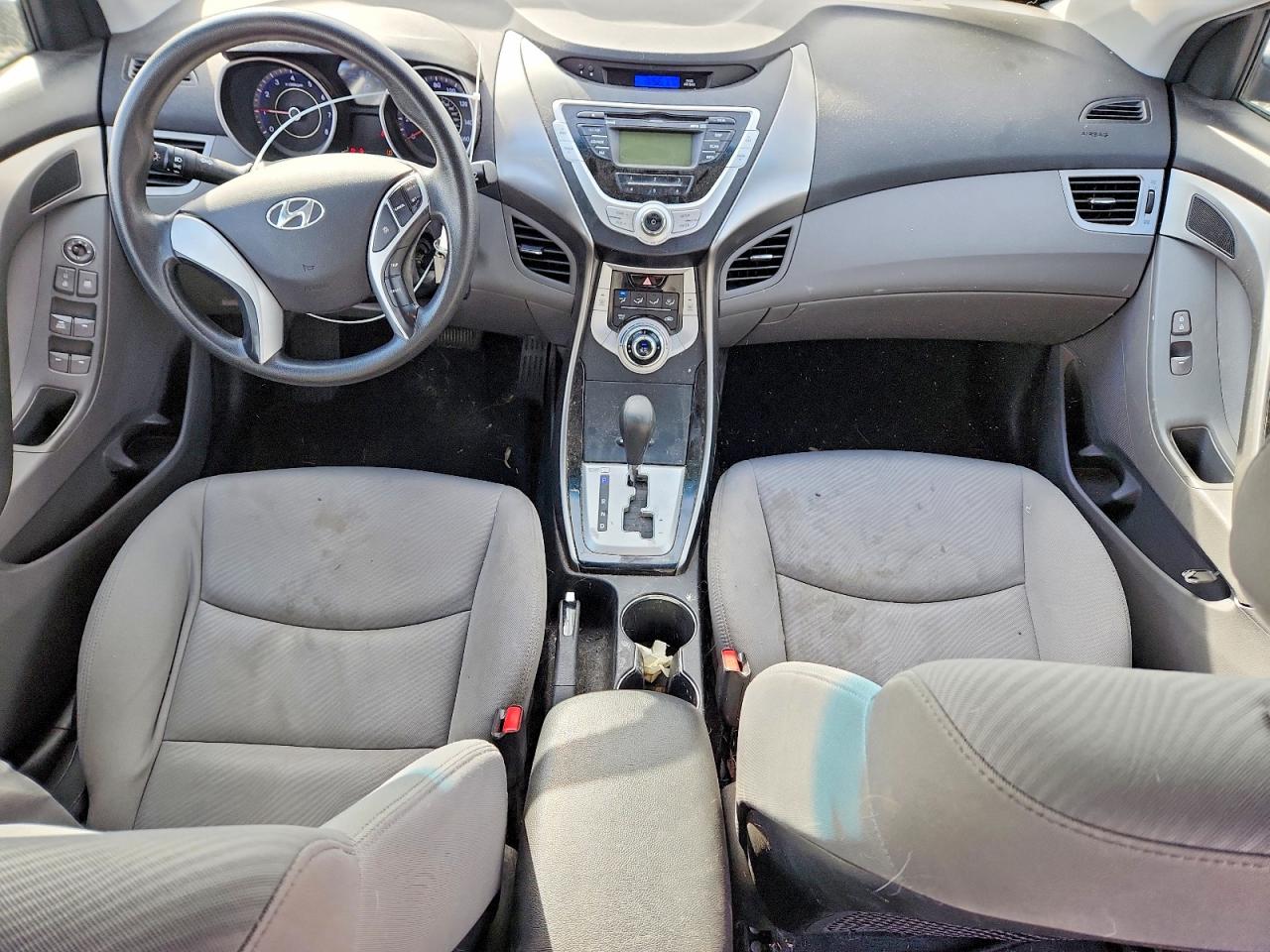 2012 Hyundai Elantra Gls Silver vin: KMHDH4AE5CU231495
