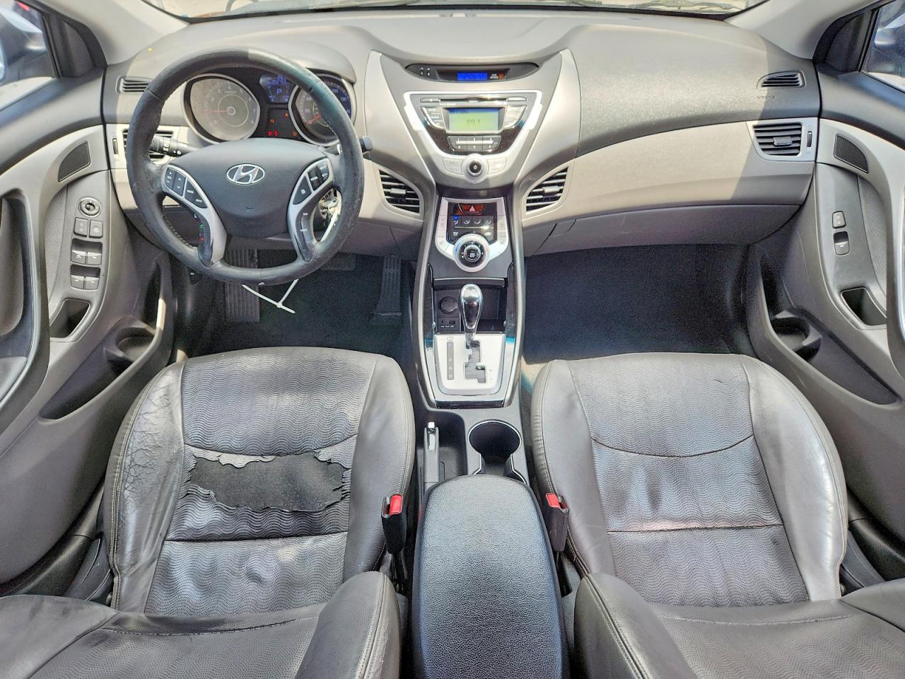 2012 Hyundai Elantra Limited Silver vin: KMHDH4AE5CU260267