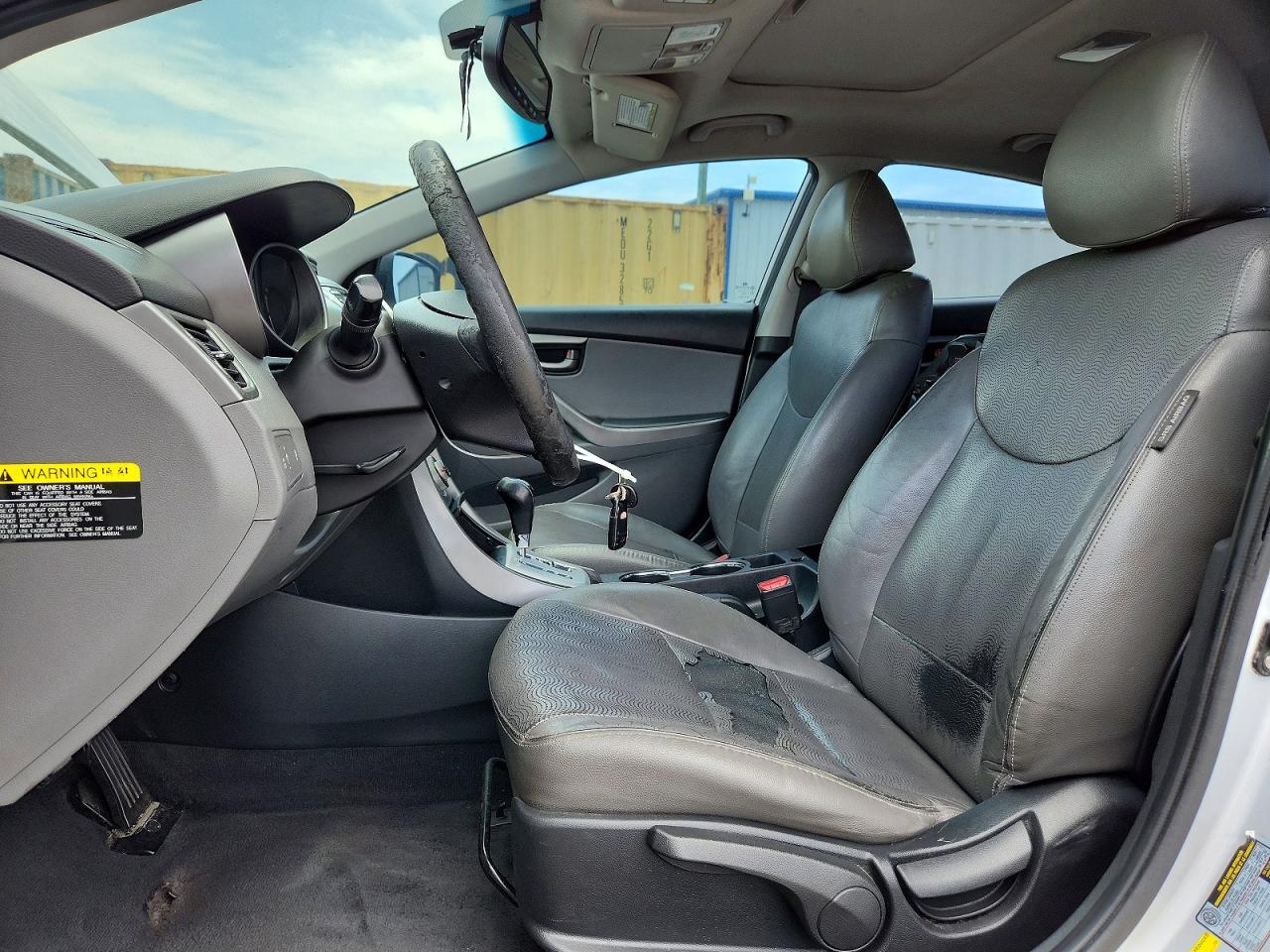 2012 Hyundai Elantra Limited Silver vin: KMHDH4AE5CU260267