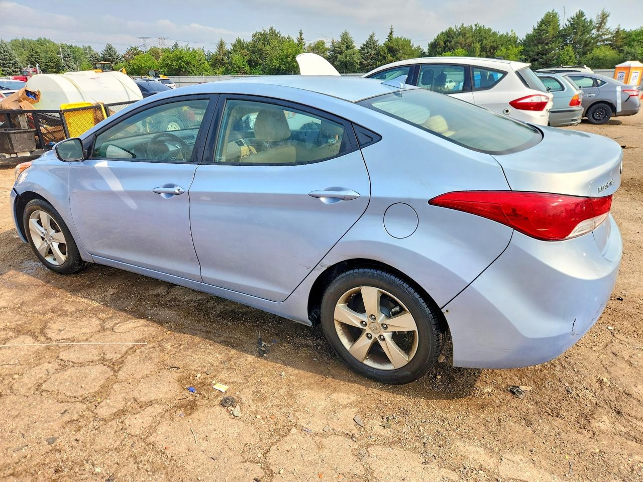 2012 Hyundai Elantra Gls Blue vin: KMHDH4AE5CU268997