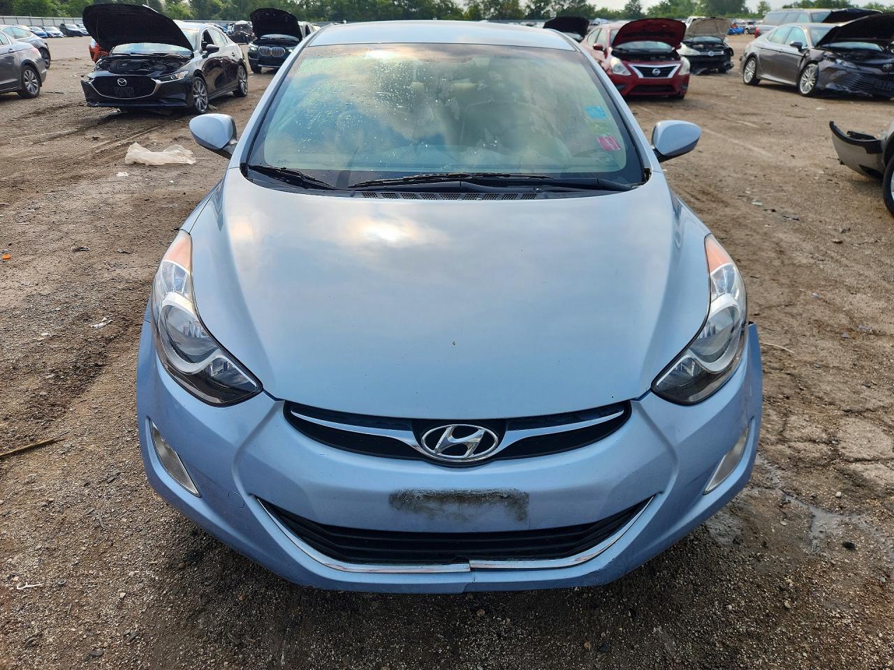 2012 Hyundai Elantra Gls Blue vin: KMHDH4AE5CU268997