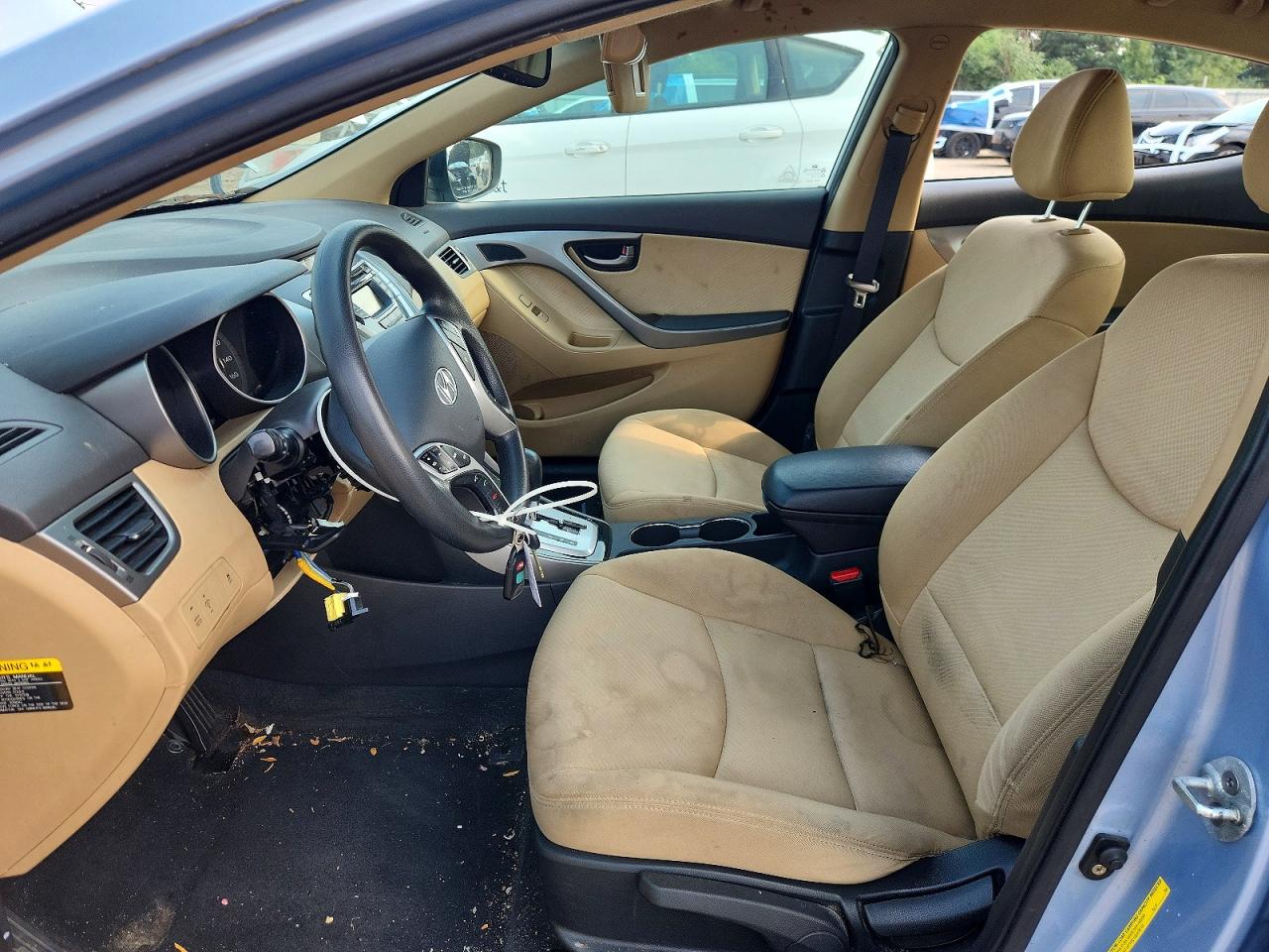 2012 Hyundai Elantra Gls Blue vin: KMHDH4AE5CU268997