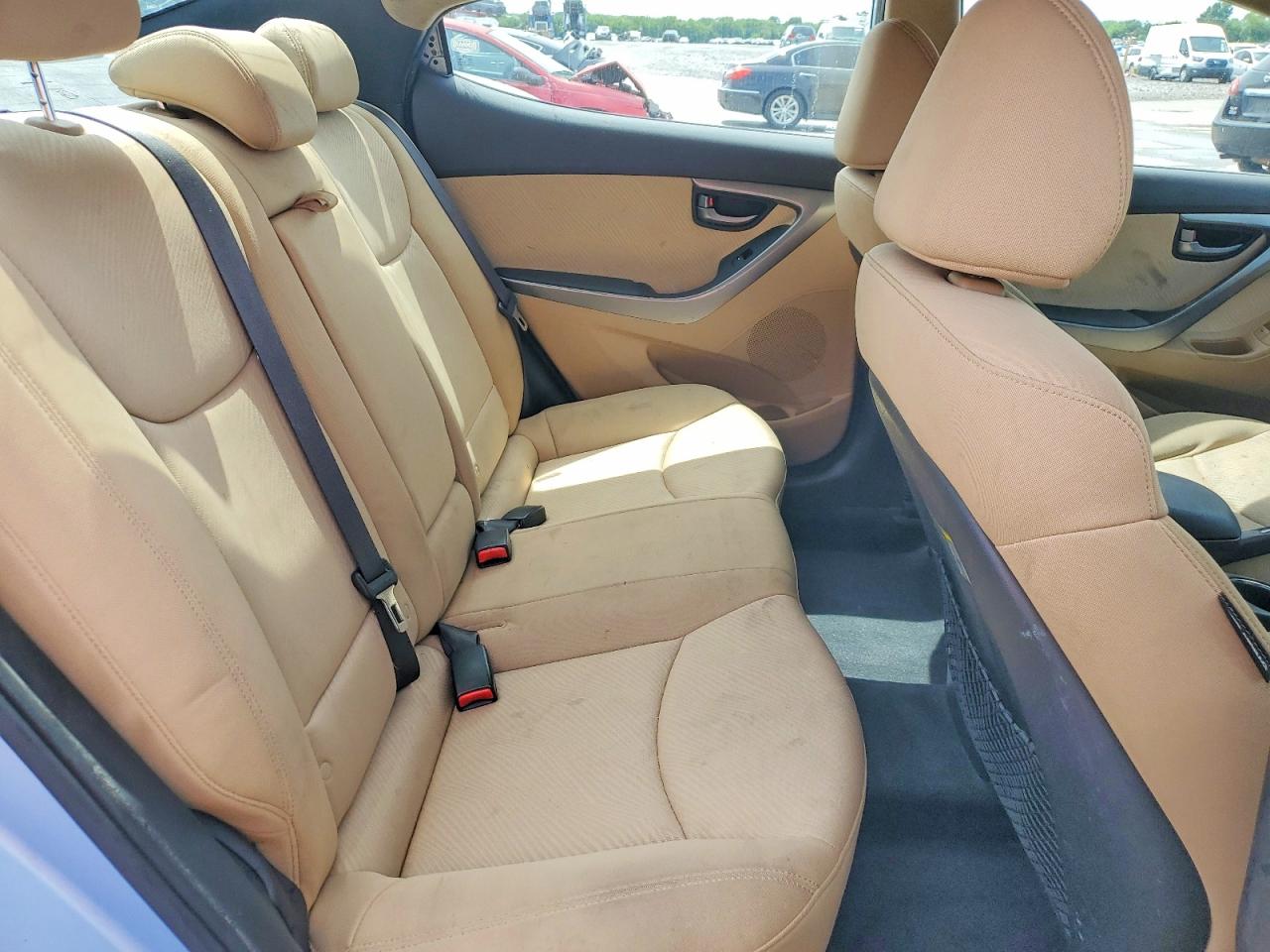 2012 Hyundai Elantra Gls Blue vin: KMHDH4AE5CU275383