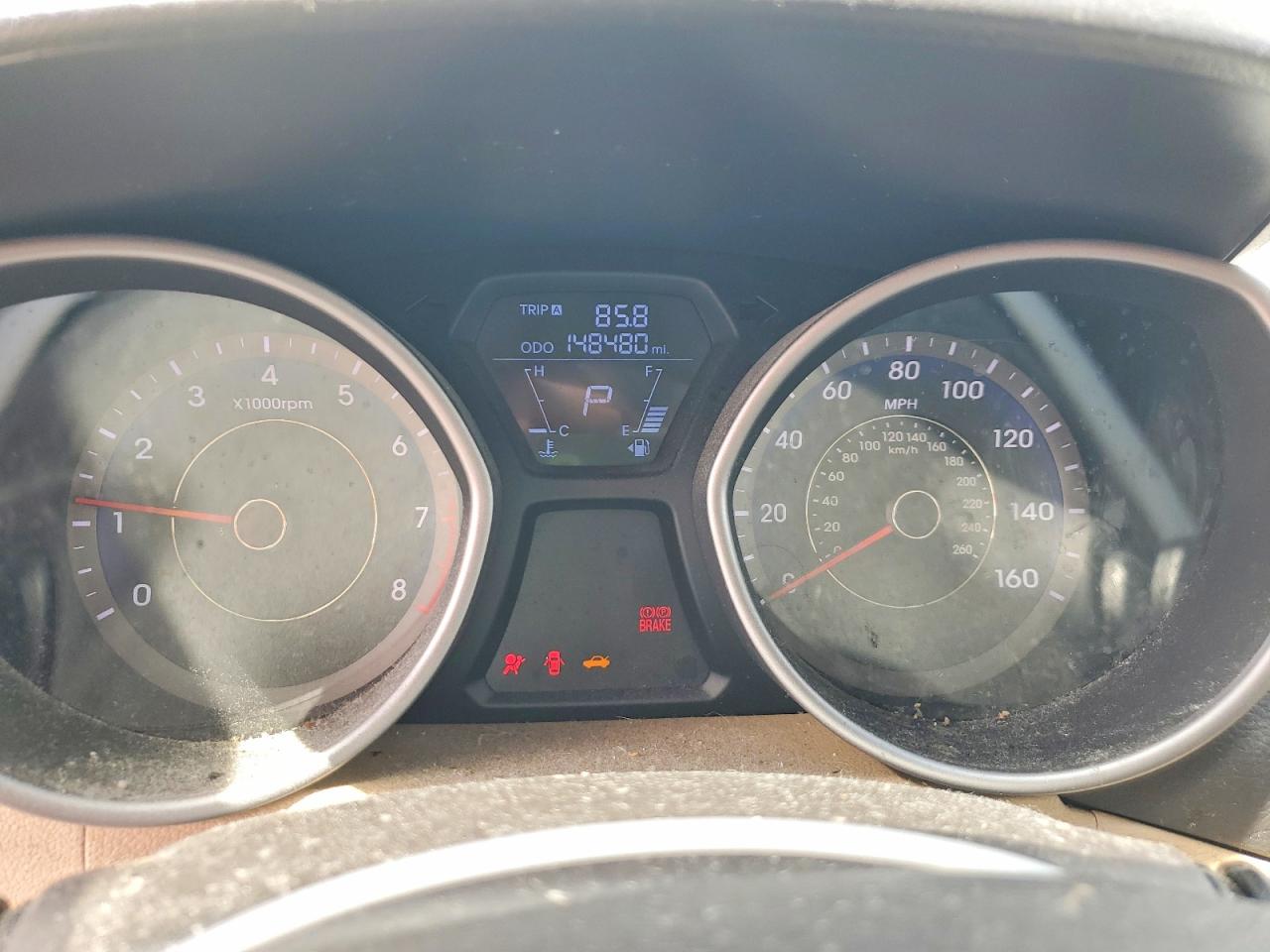 2012 Hyundai Elantra Gls Blue vin: KMHDH4AE5CU275383