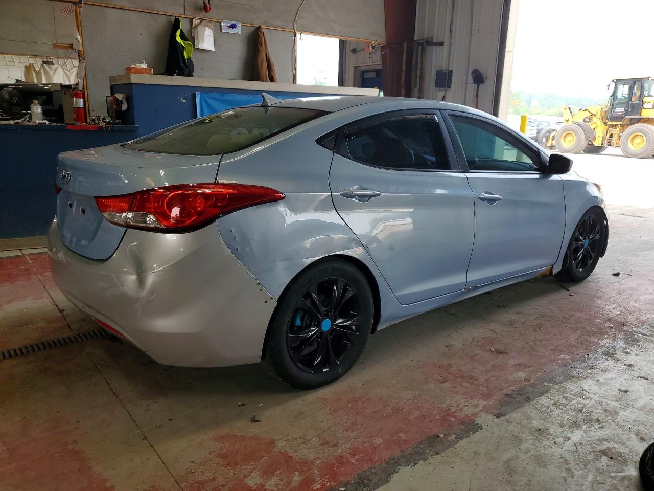 2012 Hyundai Elantra Gls Синий vin: KMHDH4AE5CU293902