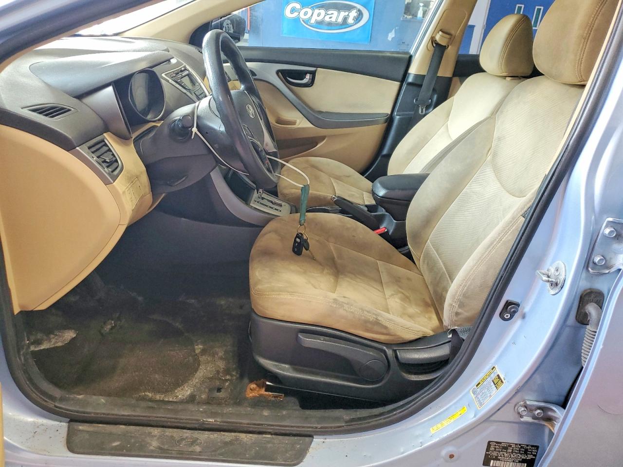 2012 Hyundai Elantra Gls Синий vin: KMHDH4AE5CU293902
