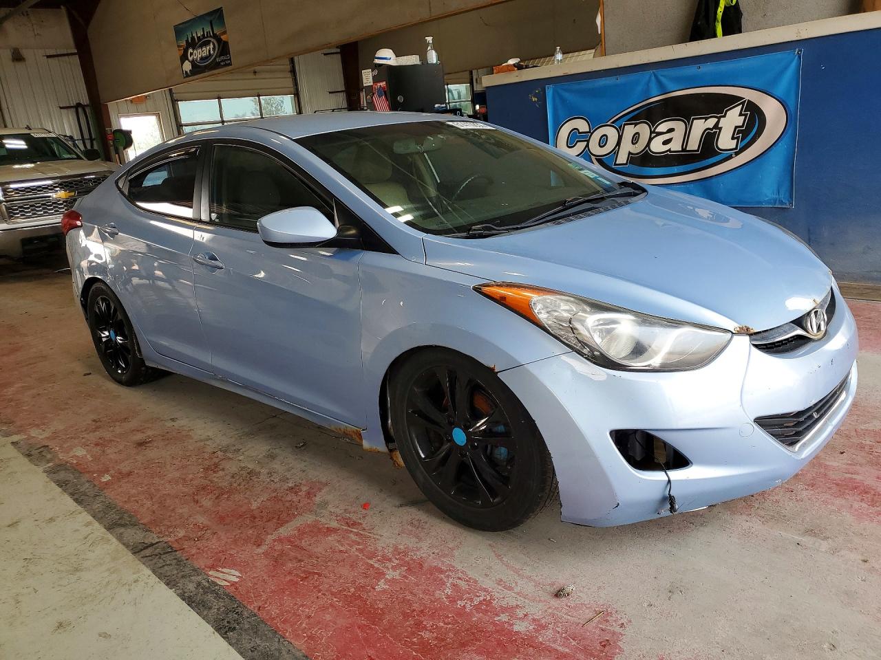 2012 Hyundai Elantra Gls Синий vin: KMHDH4AE5CU293902