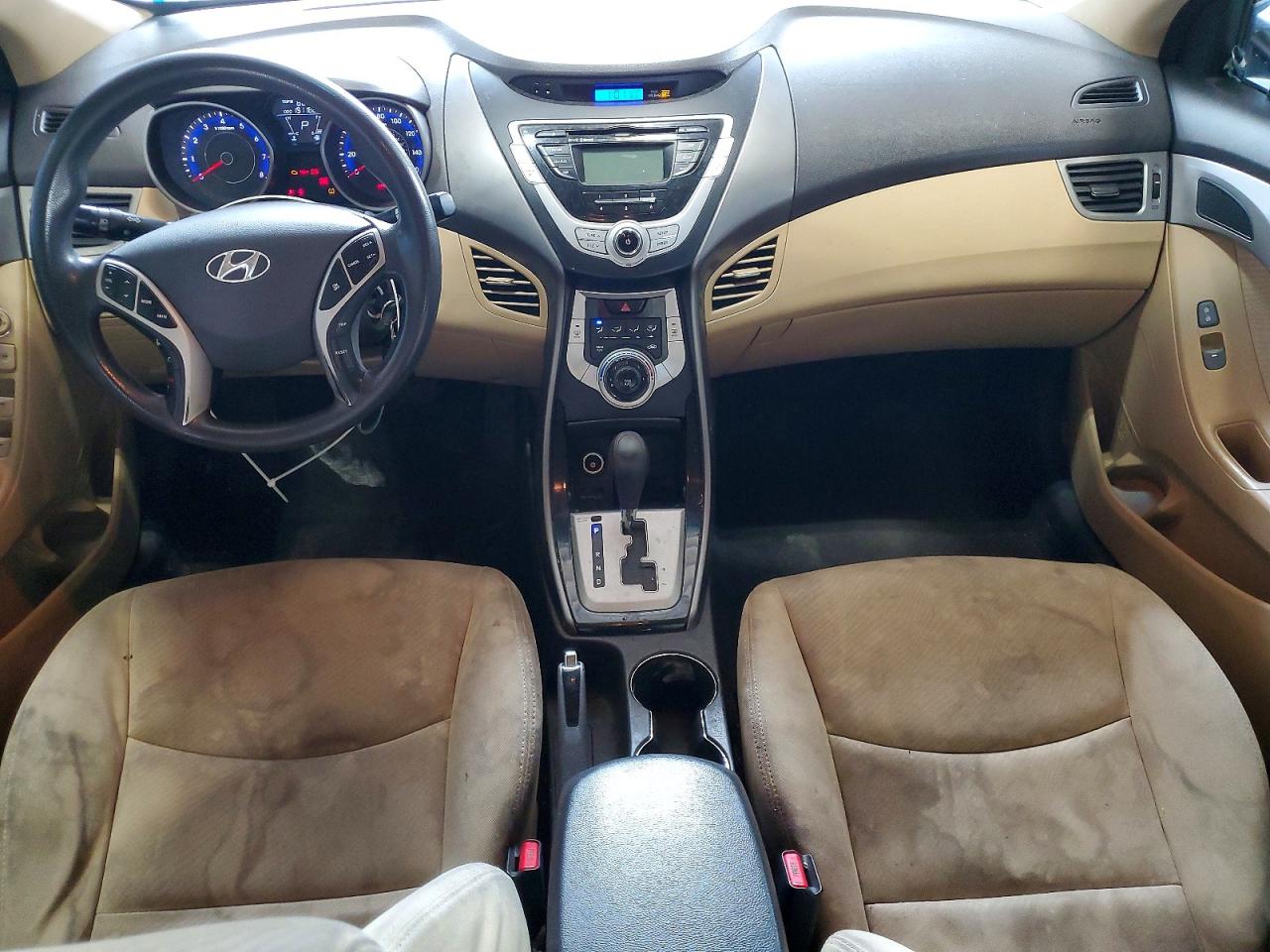 2012 Hyundai Elantra Gls Синий vin: KMHDH4AE5CU293902