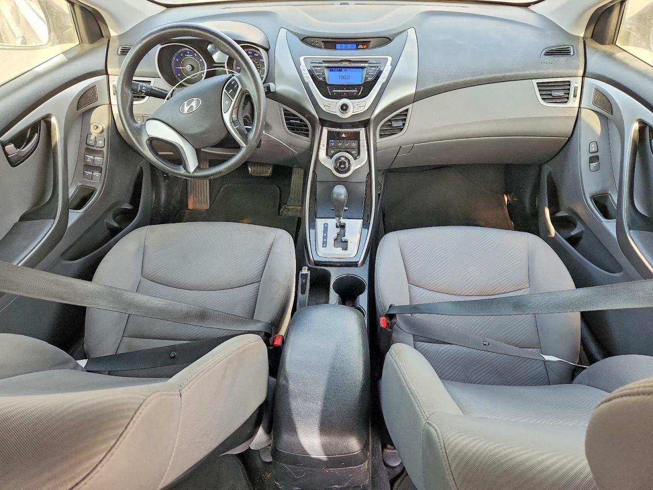 2012 Hyundai Elantra Gls Gray vin: KMHDH4AE5CU300251