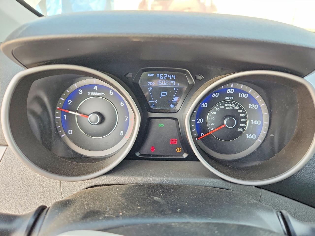 2012 Hyundai Elantra Gls Gray vin: KMHDH4AE5CU300251