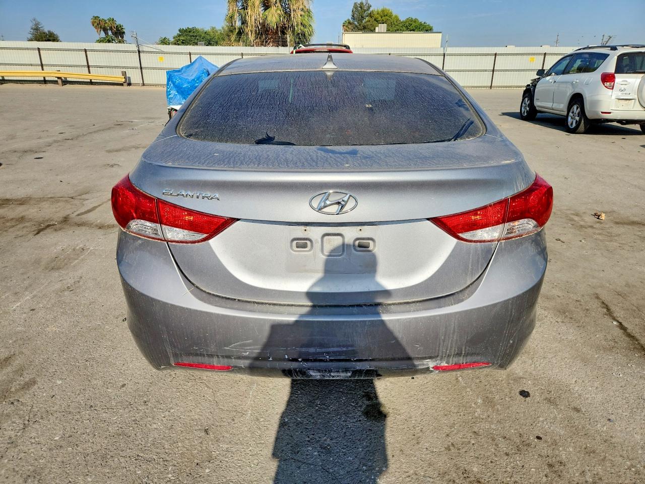 2012 Hyundai Elantra Gls Gray vin: KMHDH4AE5CU300251