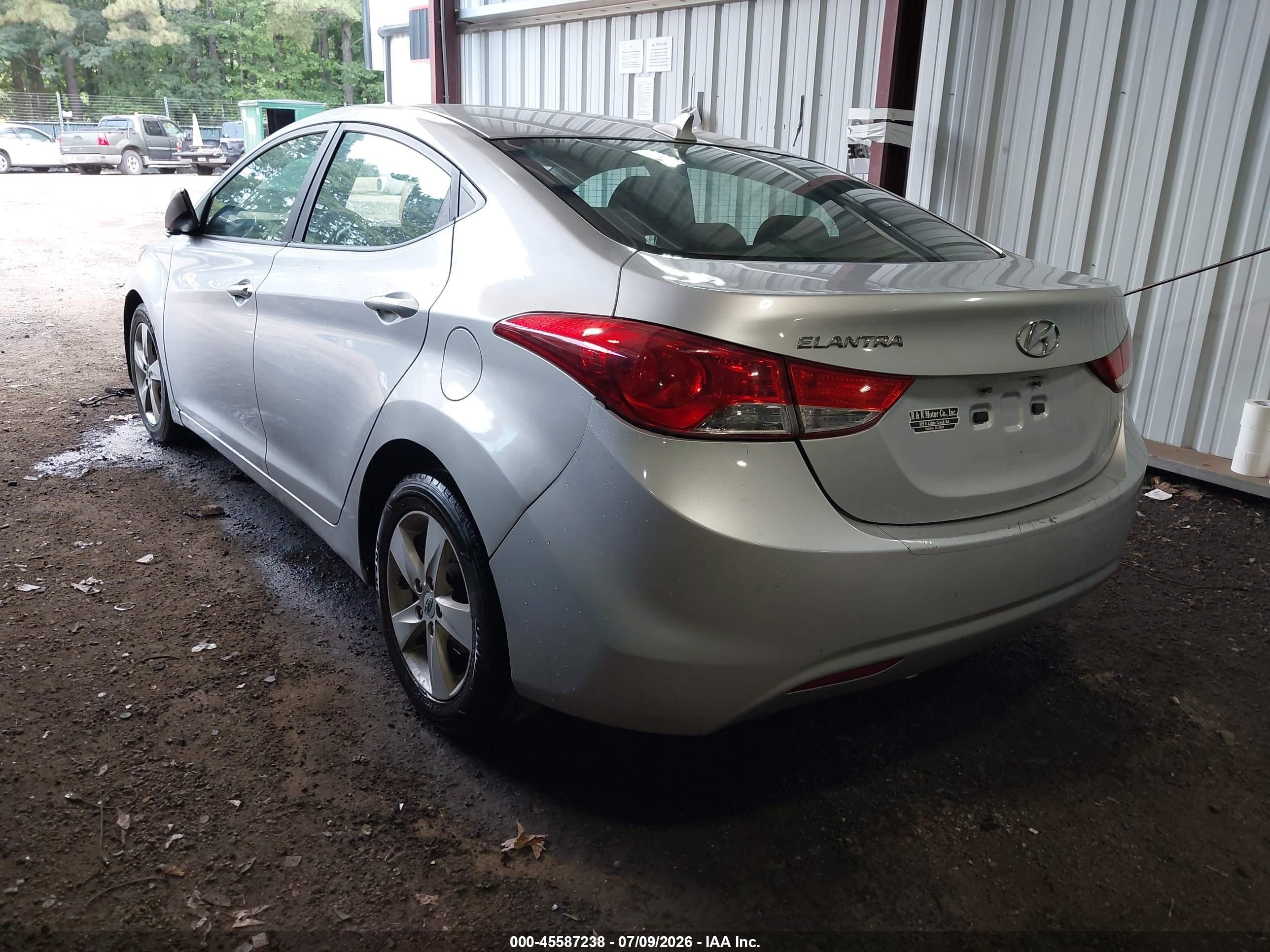 2012 Hyundai Elantra Gls (ulsan Plant) Silver vin: KMHDH4AE5CU305577