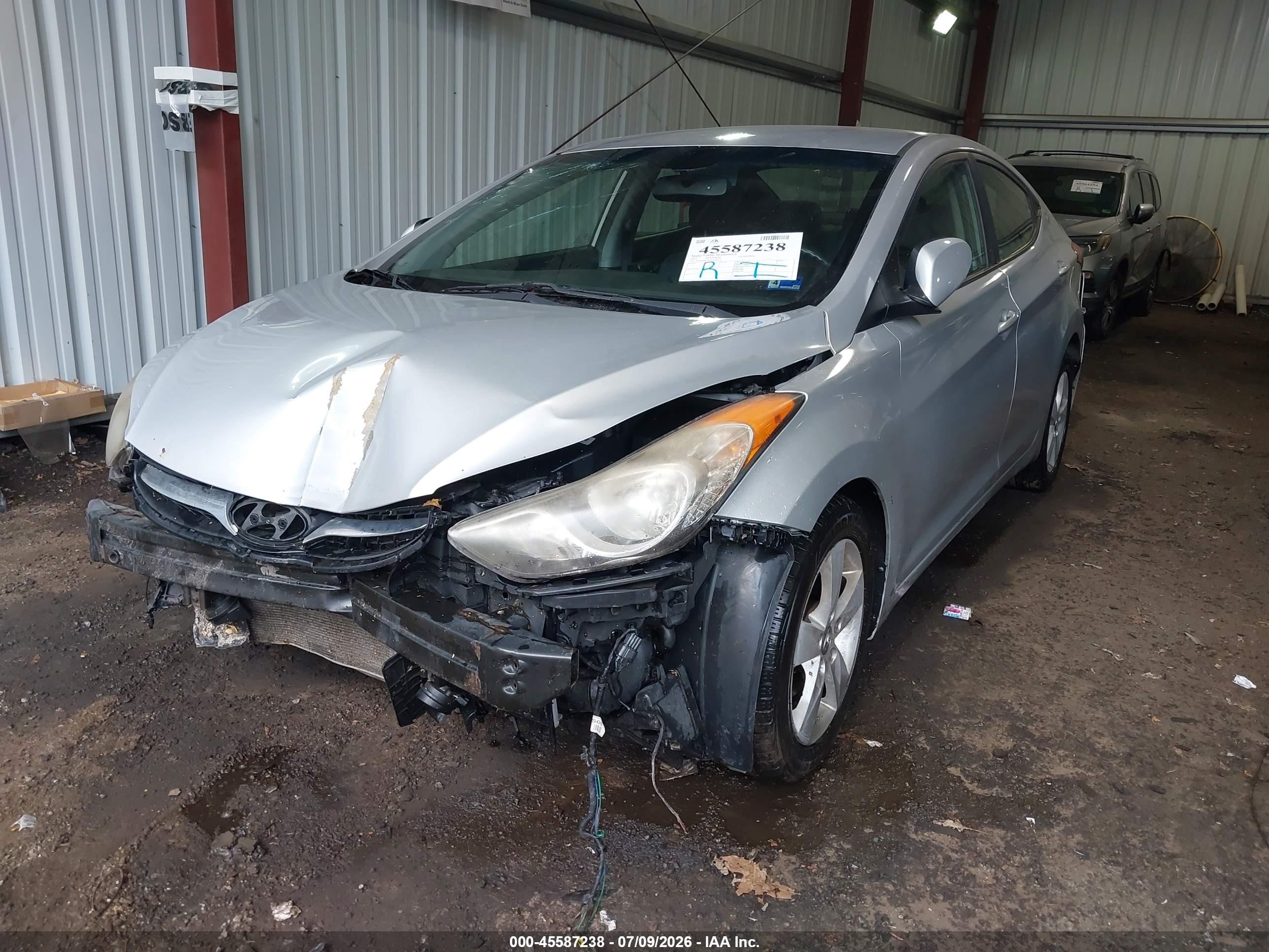 2012 Hyundai Elantra Gls (ulsan Plant) Silver vin: KMHDH4AE5CU305577