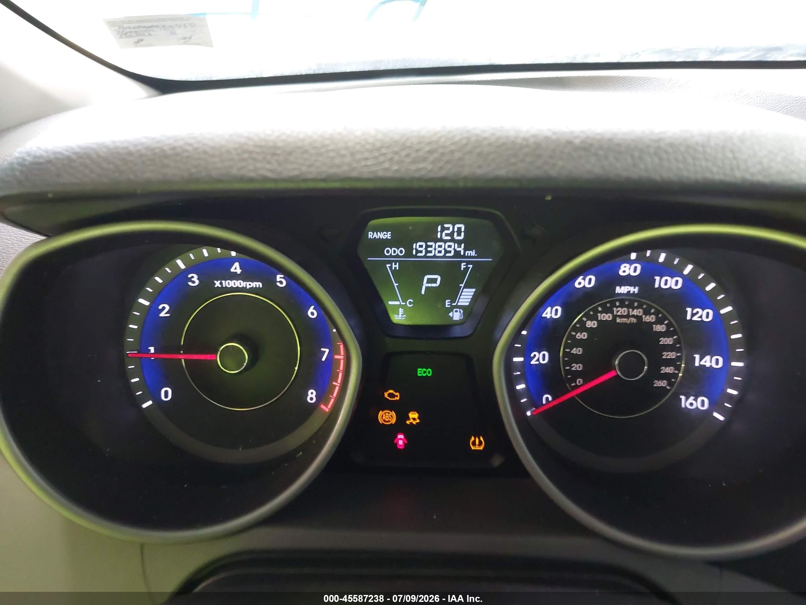 2012 Hyundai Elantra Gls (ulsan Plant) Silver vin: KMHDH4AE5CU305577