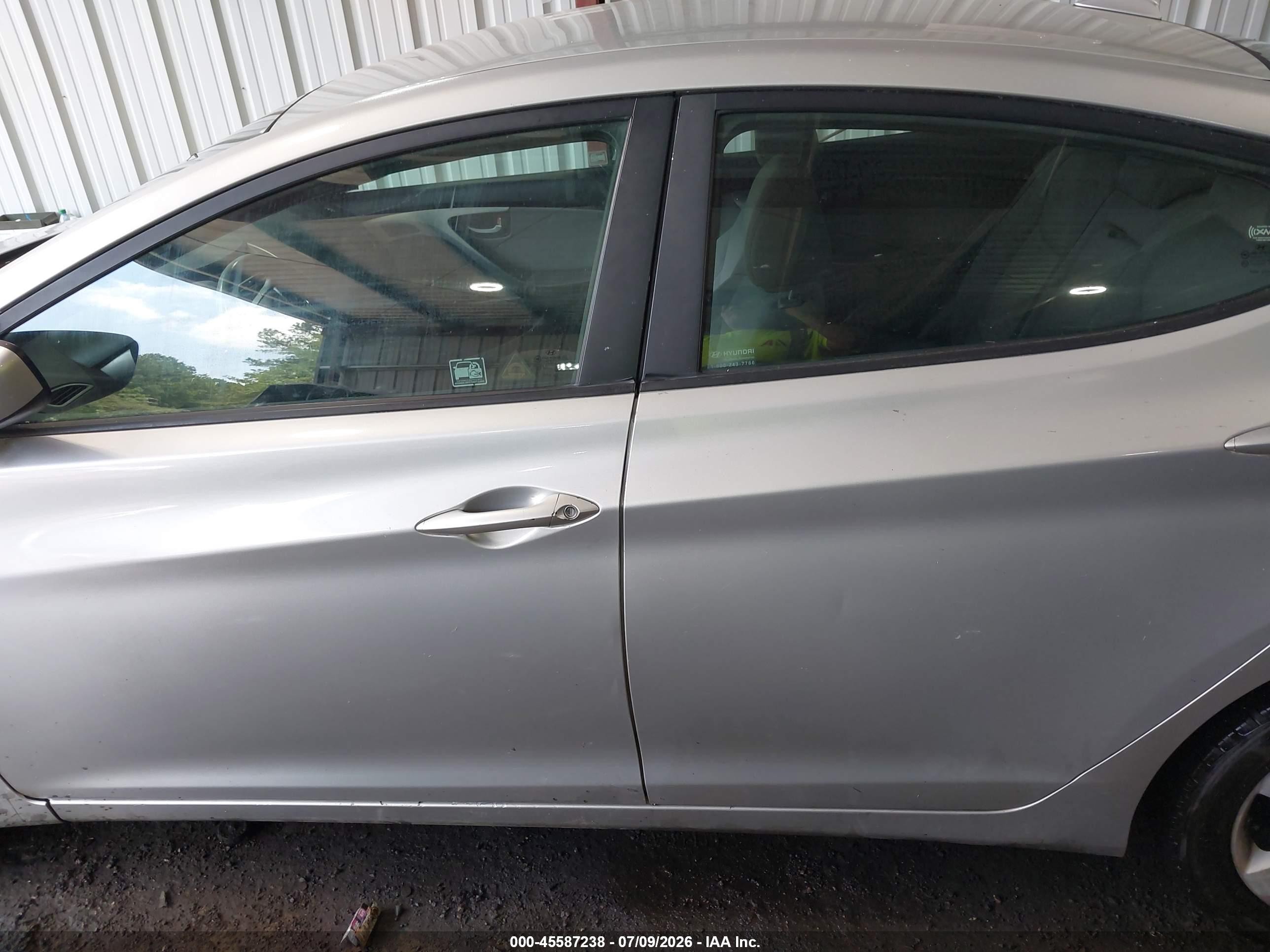 2012 Hyundai Elantra Gls (ulsan Plant) Silver vin: KMHDH4AE5CU305577