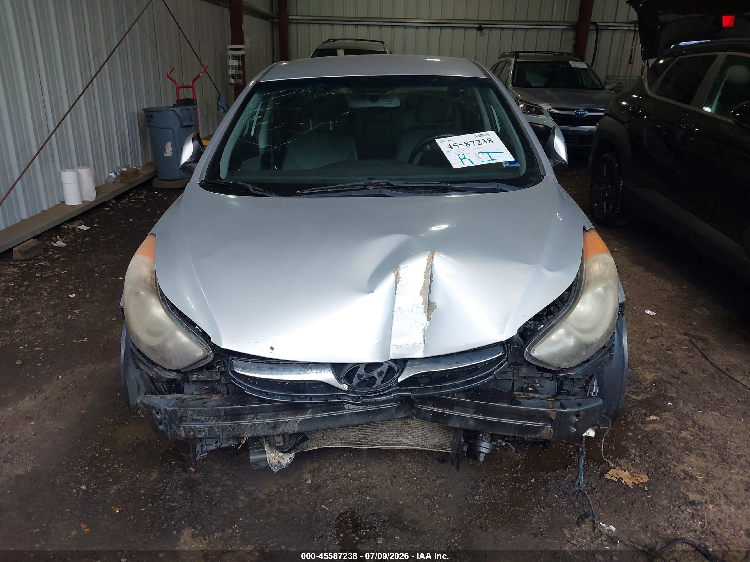 2012 Hyundai Elantra Gls (ulsan Plant) Silver vin: KMHDH4AE5CU305577