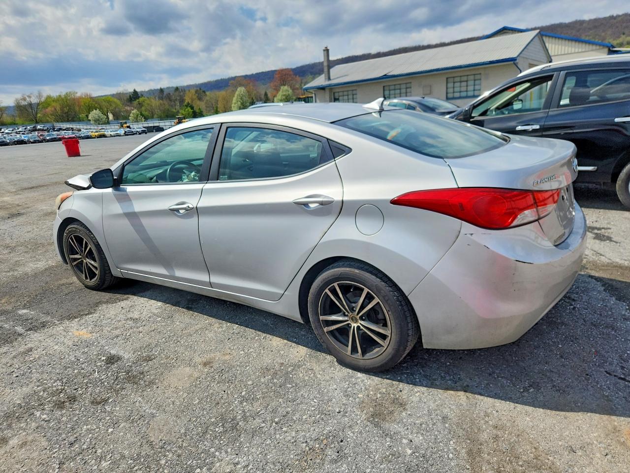 2012 Hyundai Elantra Gls Silver vin: KMHDH4AE5CU313792