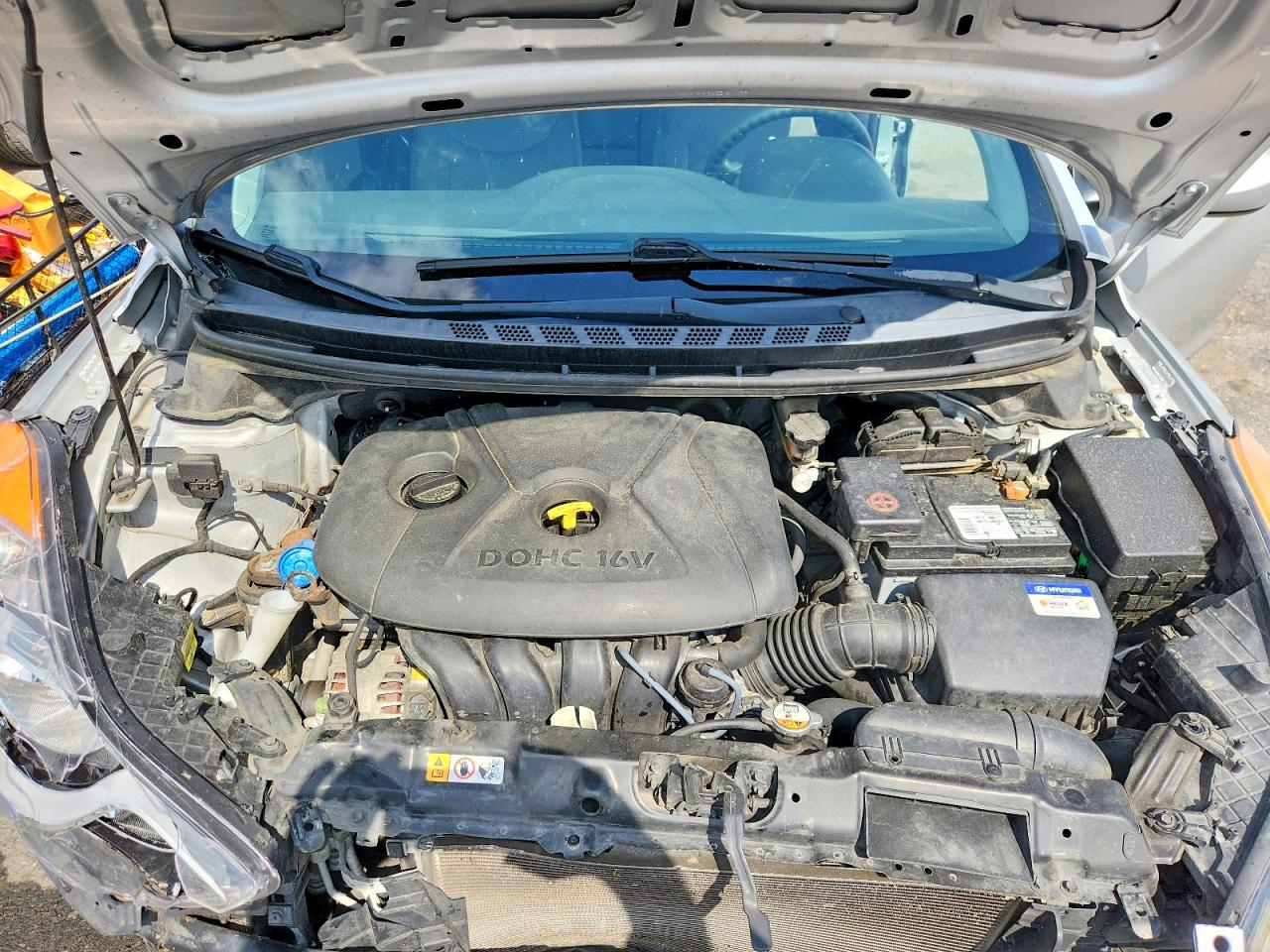 2012 Hyundai Elantra Gls Silver vin: KMHDH4AE5CU313792
