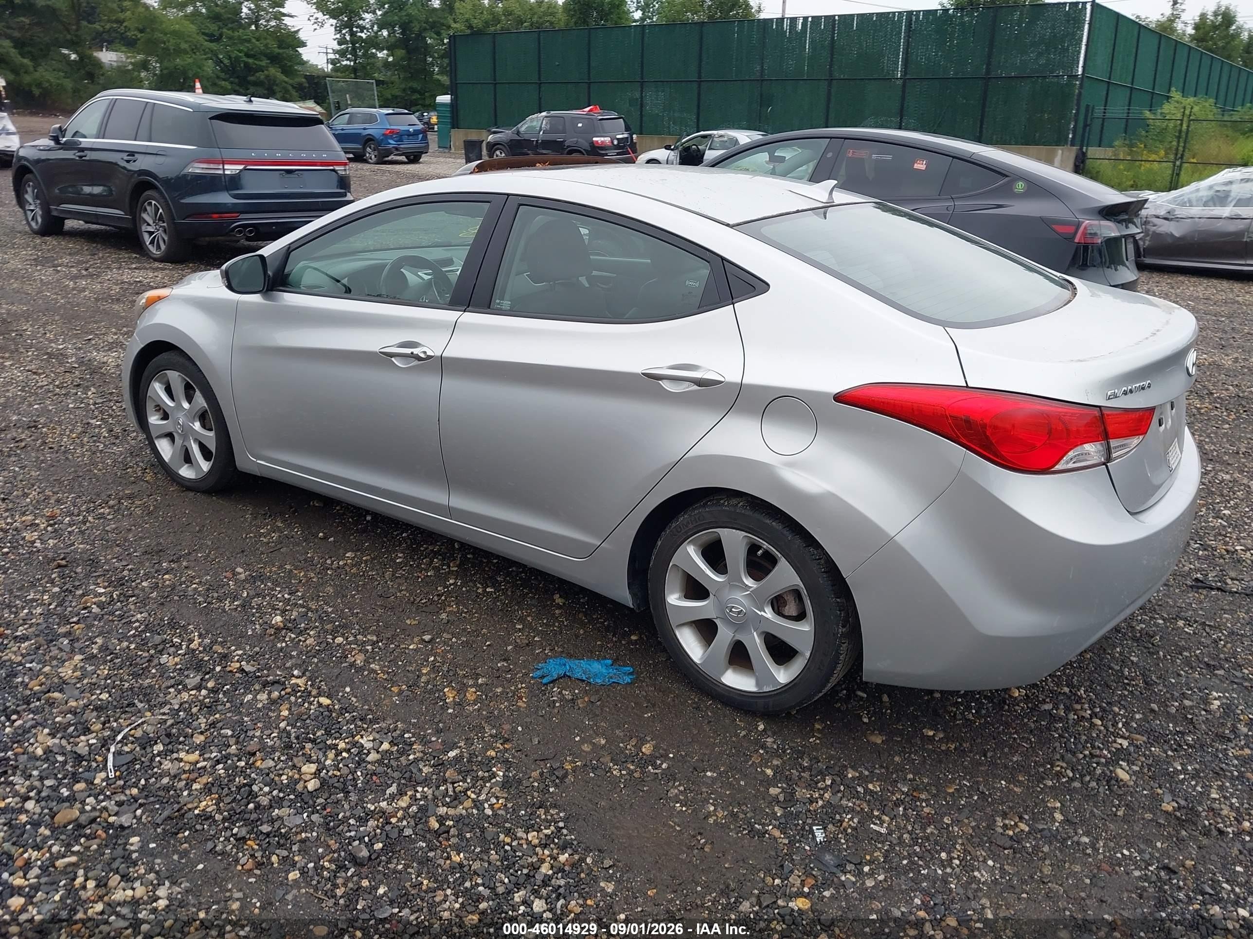 2012 Hyundai Elantra Limited (ulsan Plant) Silver vin: KMHDH4AE5CU313968