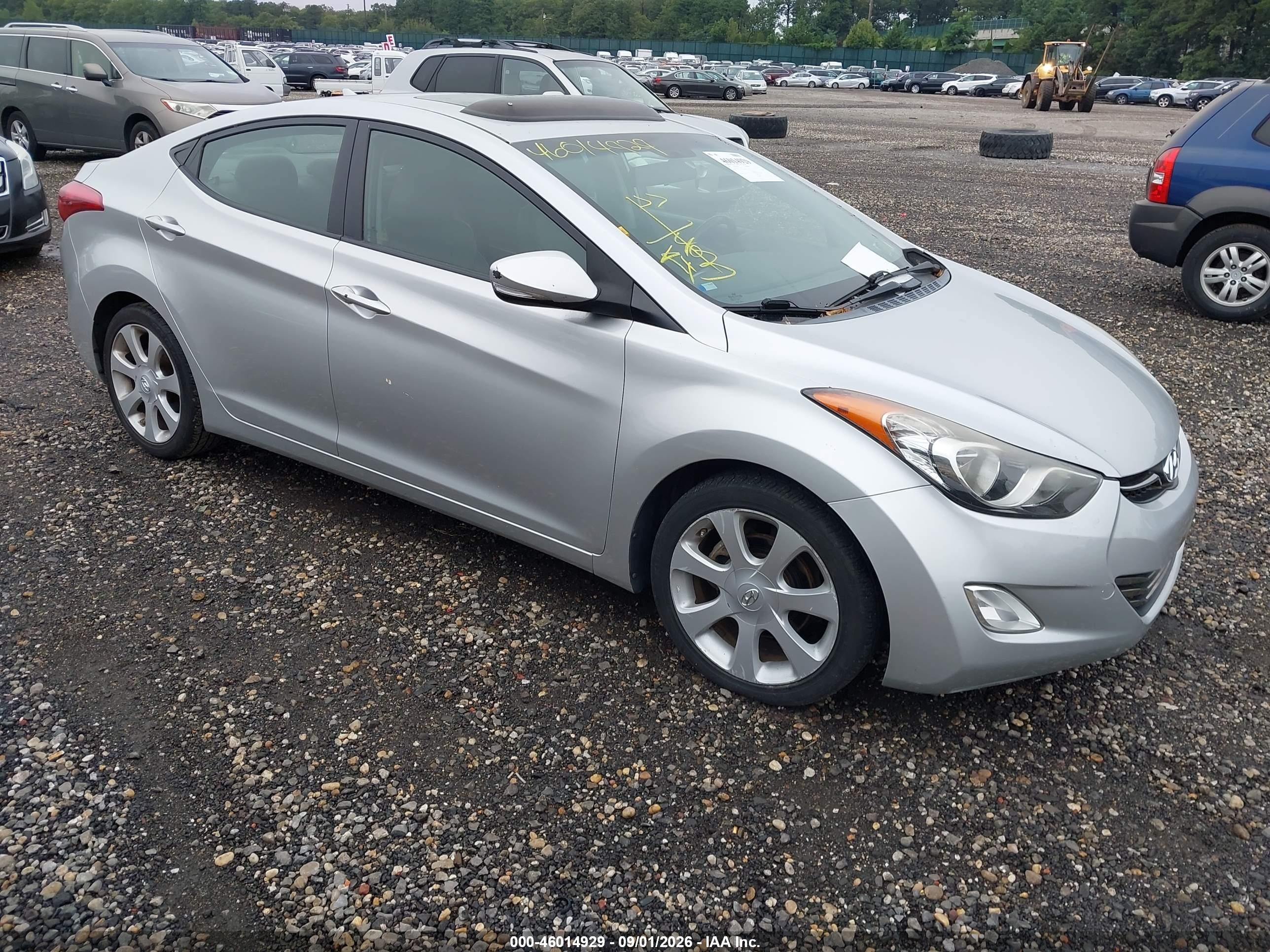 2012 Hyundai Elantra Limited (ulsan Plant) Silver vin: KMHDH4AE5CU313968