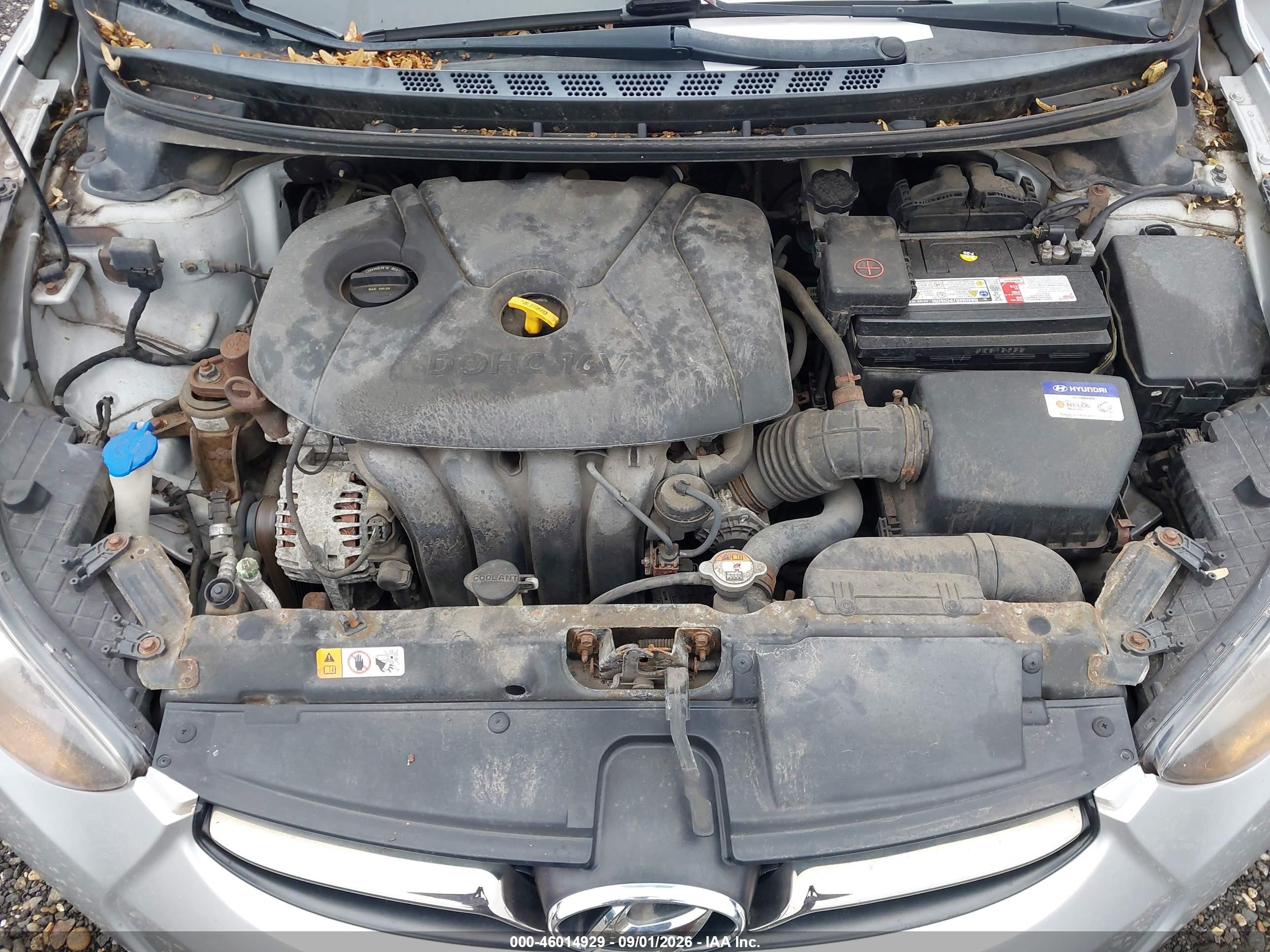 2012 Hyundai Elantra Limited (ulsan Plant) Silver vin: KMHDH4AE5CU313968