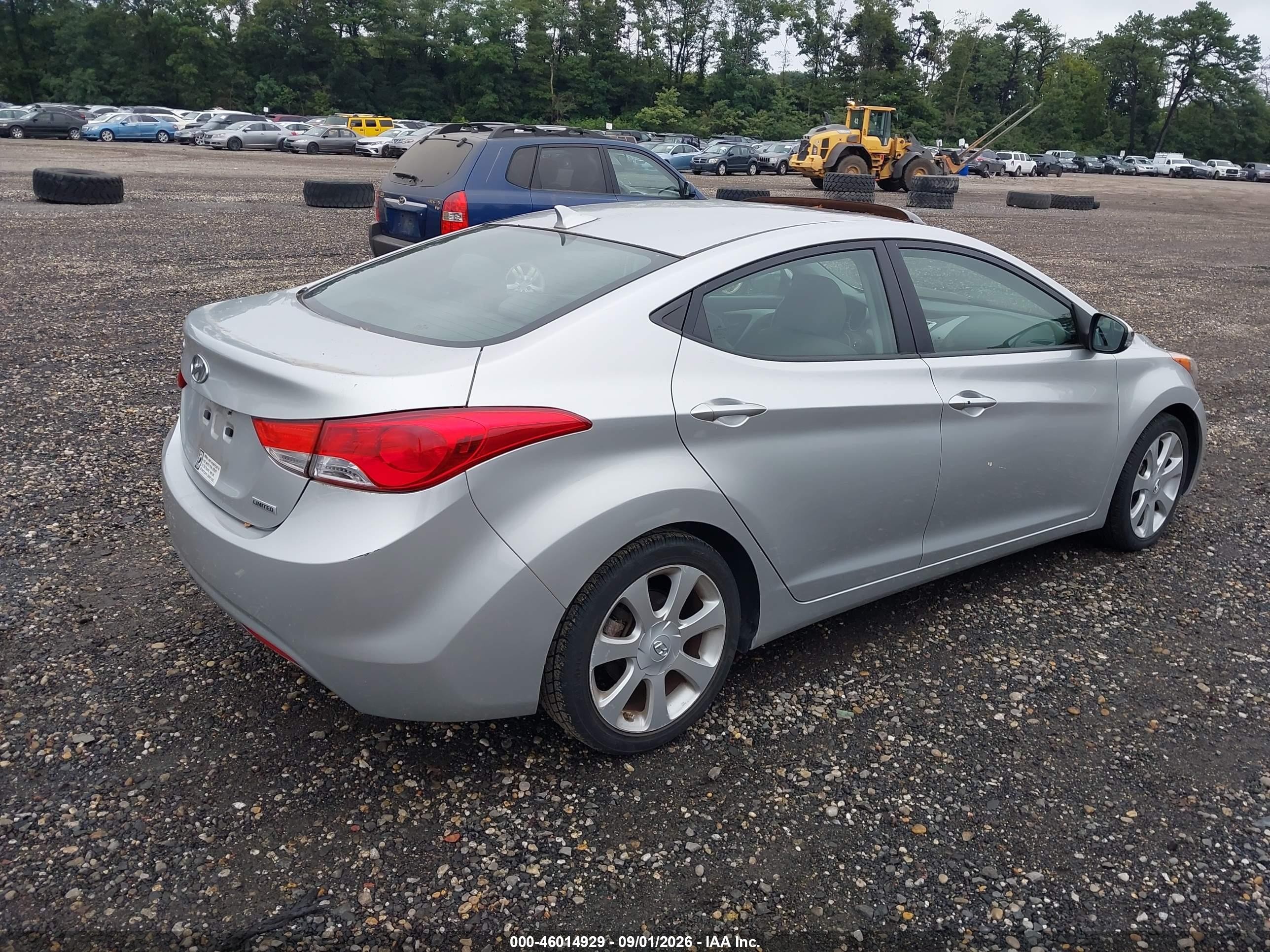 2012 Hyundai Elantra Limited (ulsan Plant) Silver vin: KMHDH4AE5CU313968