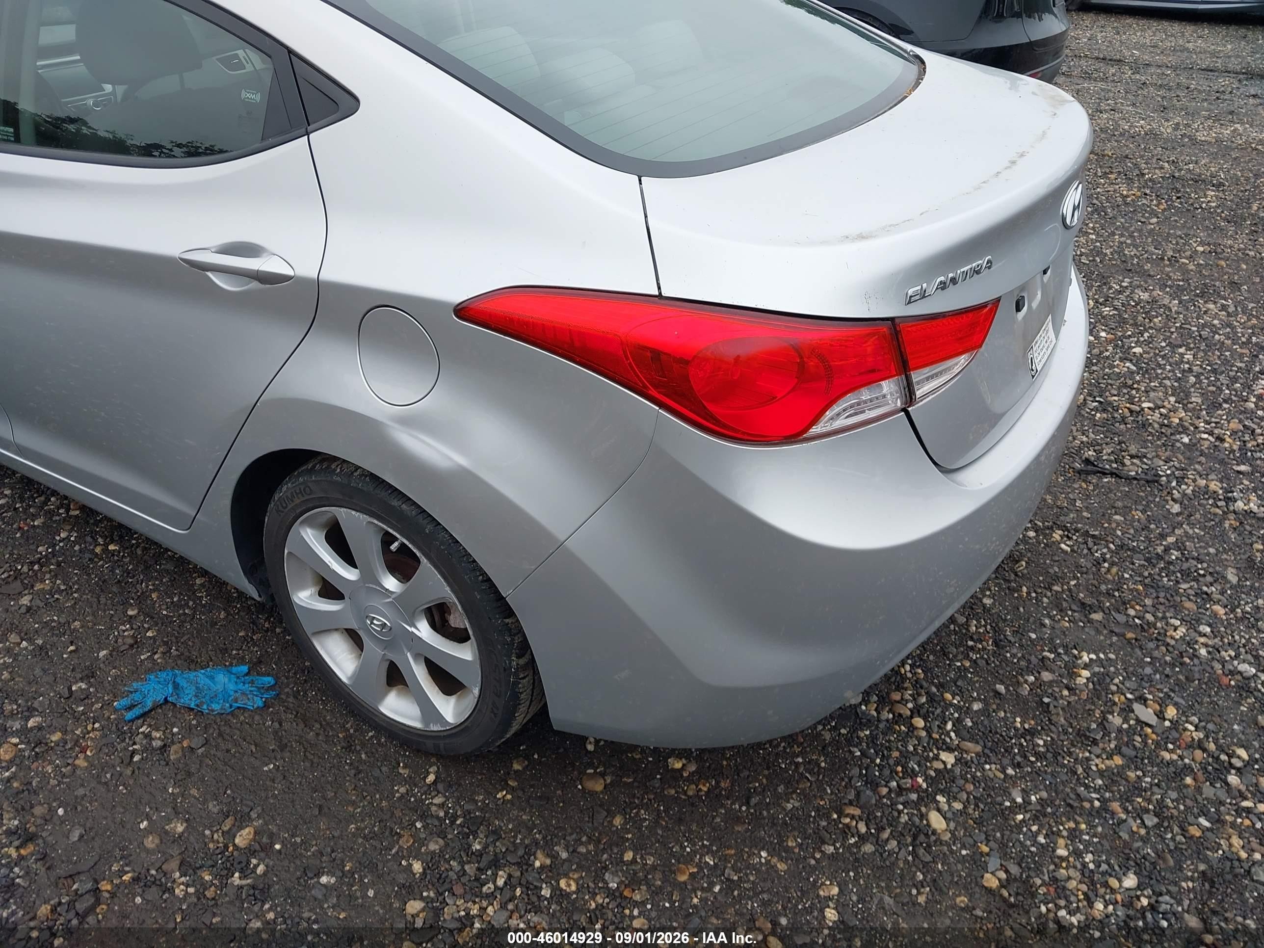 2012 Hyundai Elantra Limited (ulsan Plant) Silver vin: KMHDH4AE5CU313968