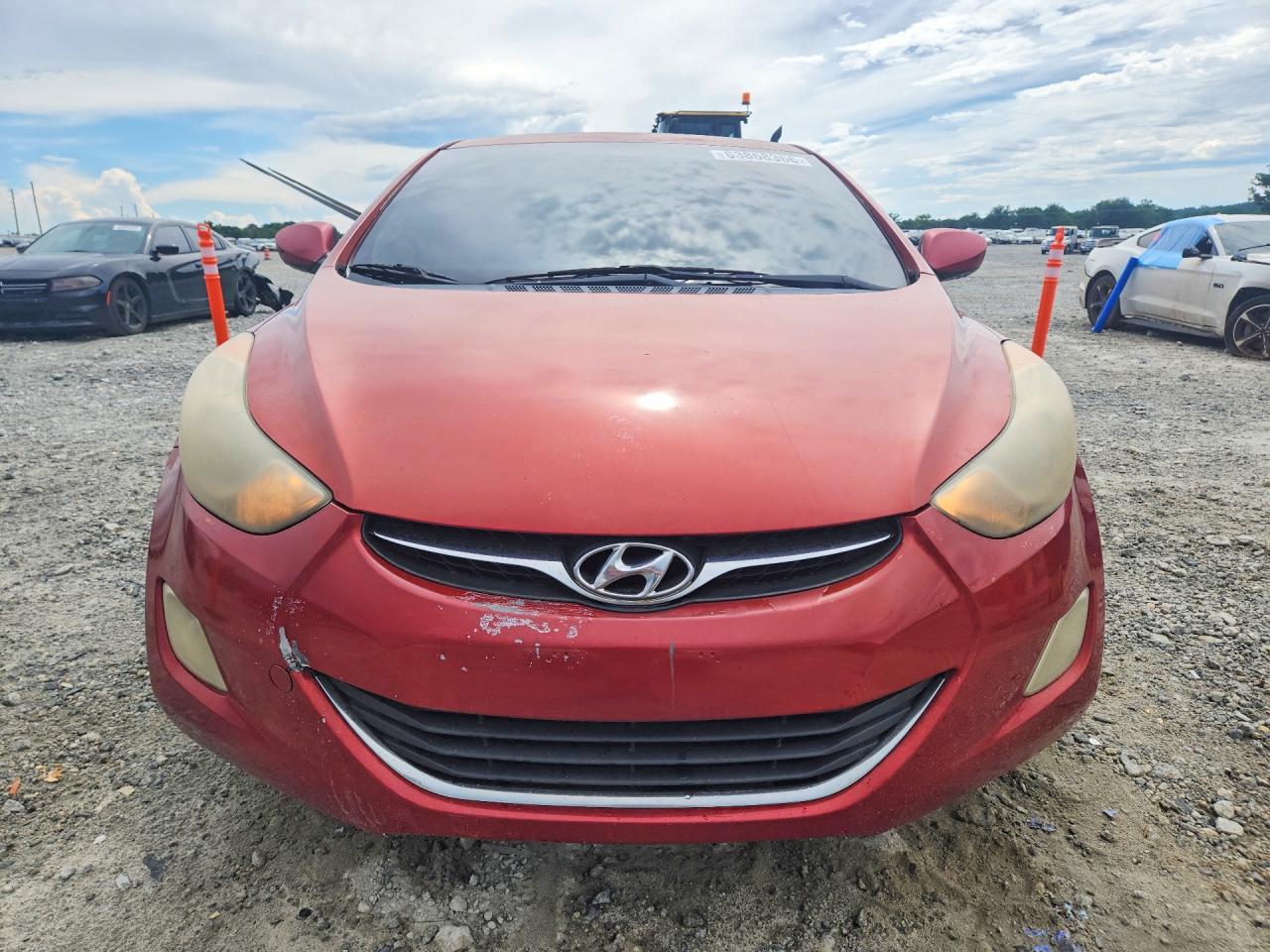 2012 Hyundai Elantra Gls Оранжевый vin: KMHDH4AE5CU349742