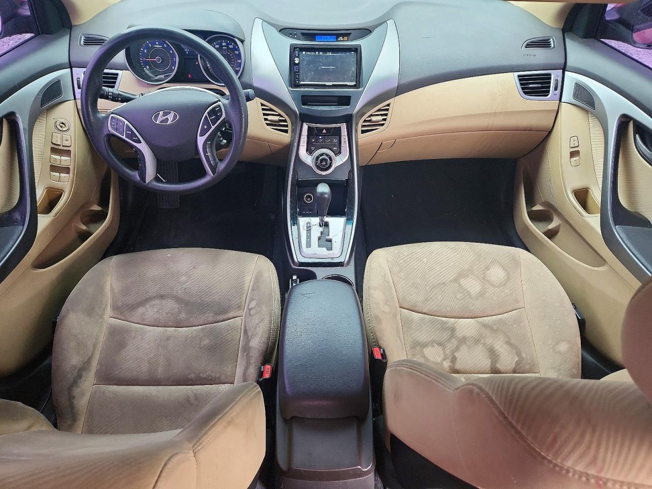 2012 Hyundai Elantra Gls Оранжевый vin: KMHDH4AE5CU349742