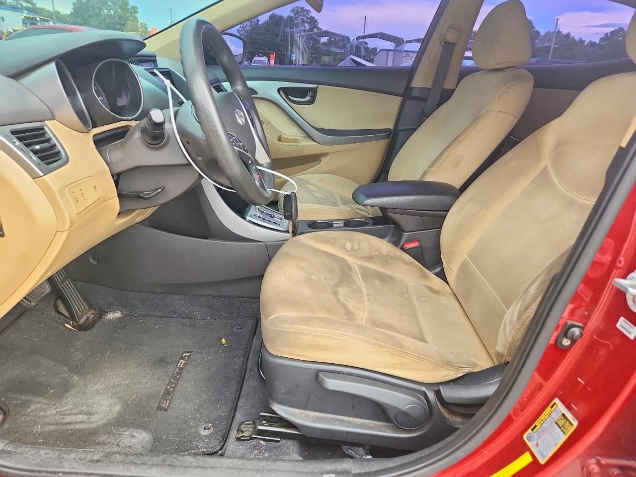 2012 Hyundai Elantra Gls Оранжевый vin: KMHDH4AE5CU349742