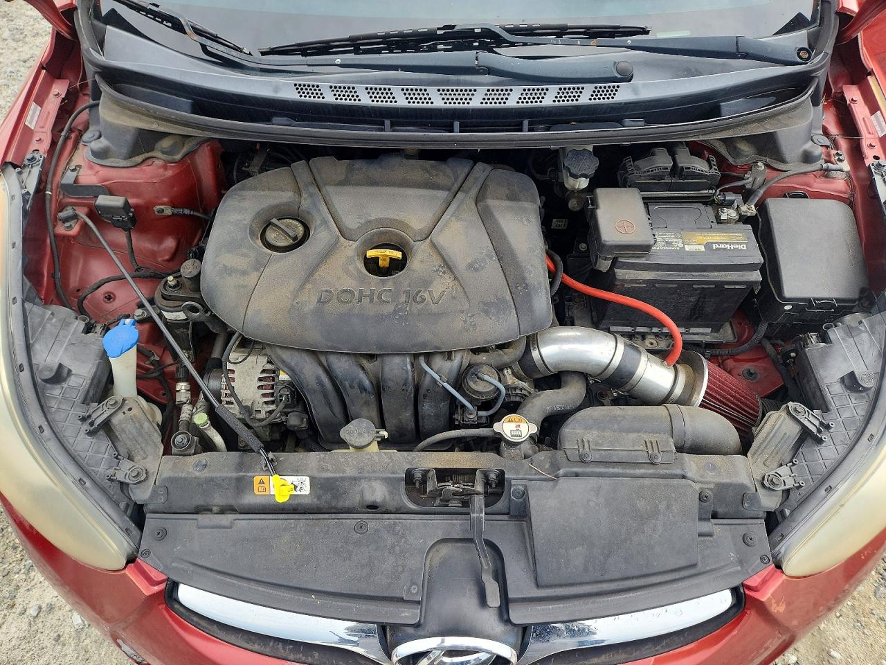 2012 Hyundai Elantra Gls Оранжевый vin: KMHDH4AE5CU349742