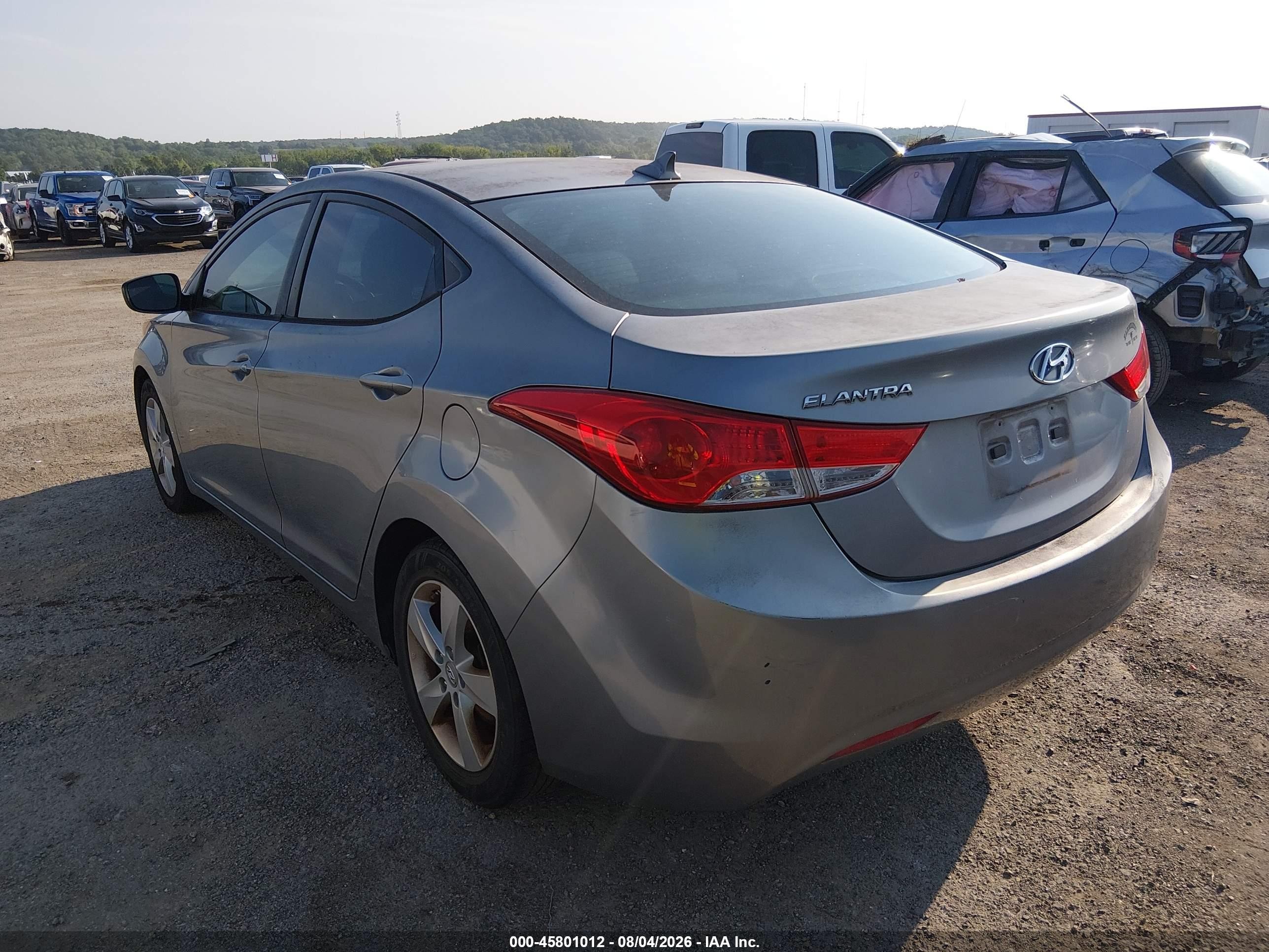 2012 Hyundai Elantra Gls (ulsan Plant) Silver vin: KMHDH4AE5CU351619