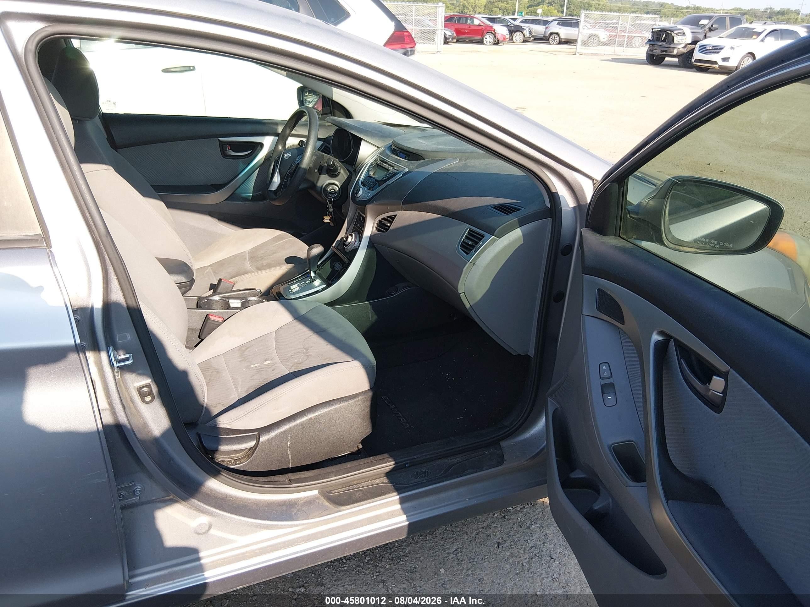 2012 Hyundai Elantra Gls (ulsan Plant) Silver vin: KMHDH4AE5CU351619