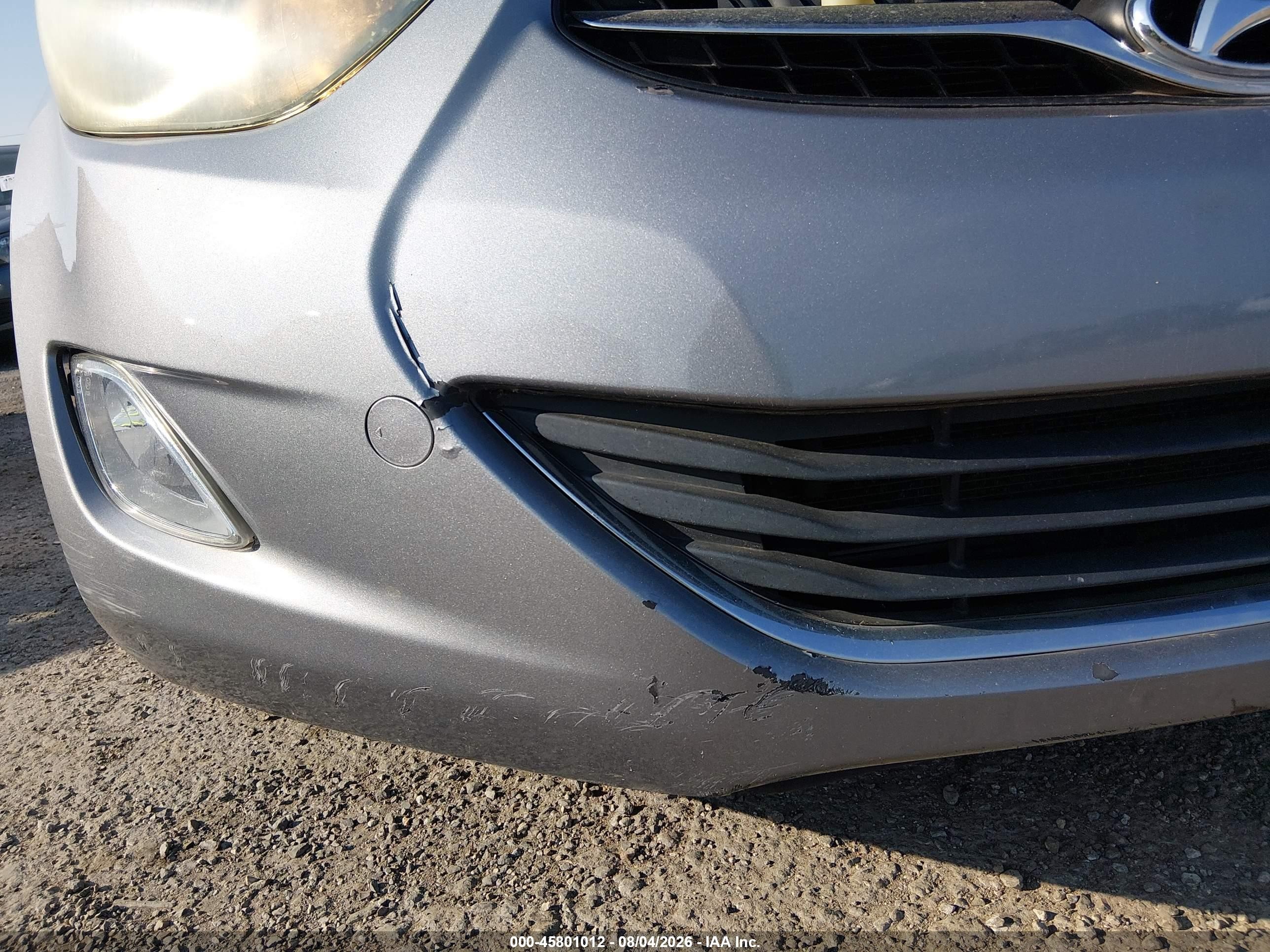 2012 Hyundai Elantra Gls (ulsan Plant) Silver vin: KMHDH4AE5CU351619