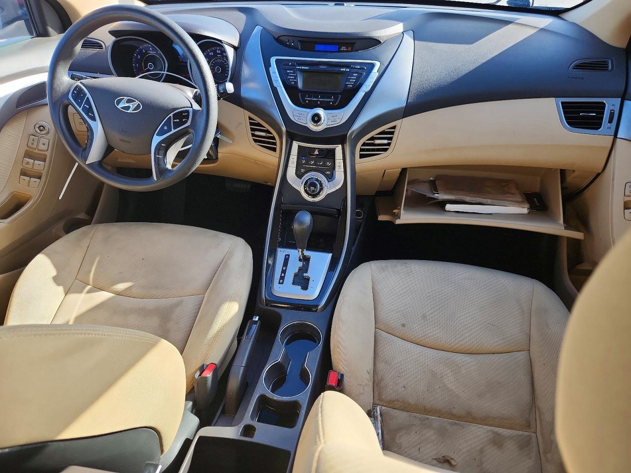 2012 Hyundai Elantra Gls Red vin: KMHDH4AE5CU356707
