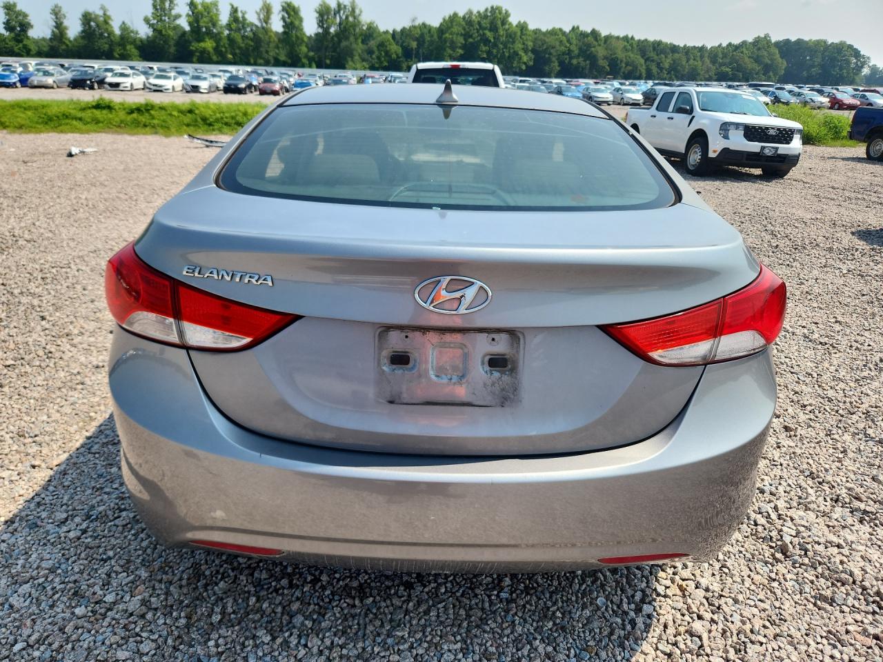 2012 Hyundai Elantra Gls Серый vin: KMHDH4AE5CU420597