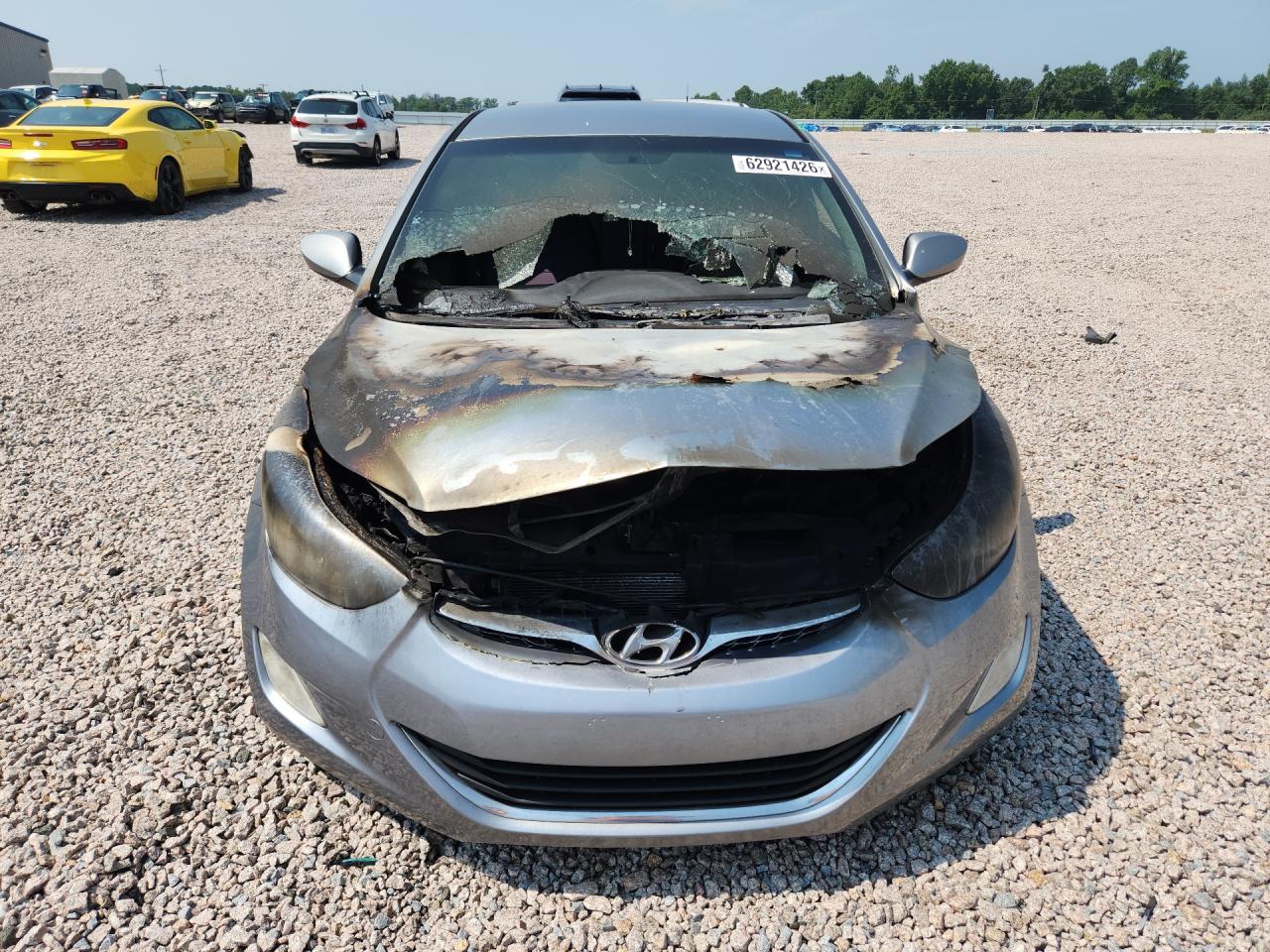 2012 Hyundai Elantra Gls Серый vin: KMHDH4AE5CU420597
