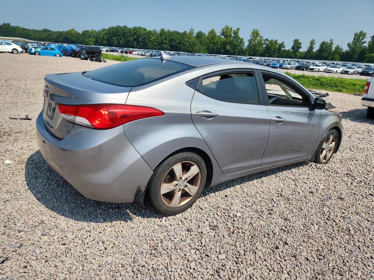 2012 Hyundai Elantra Gls Серый vin: KMHDH4AE5CU420597