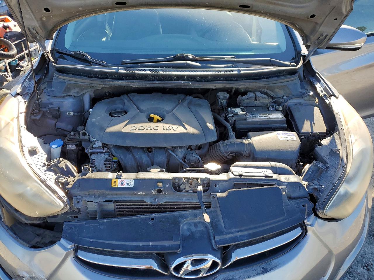 2012 Hyundai Elantra Limited Gray vin: KMHDH4AE5CU426206