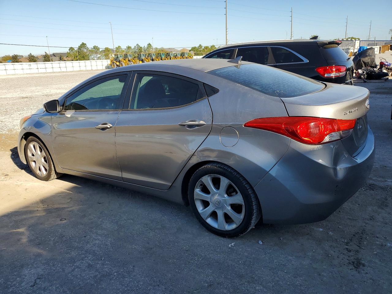 2012 Hyundai Elantra Limited Gray vin: KMHDH4AE5CU426206