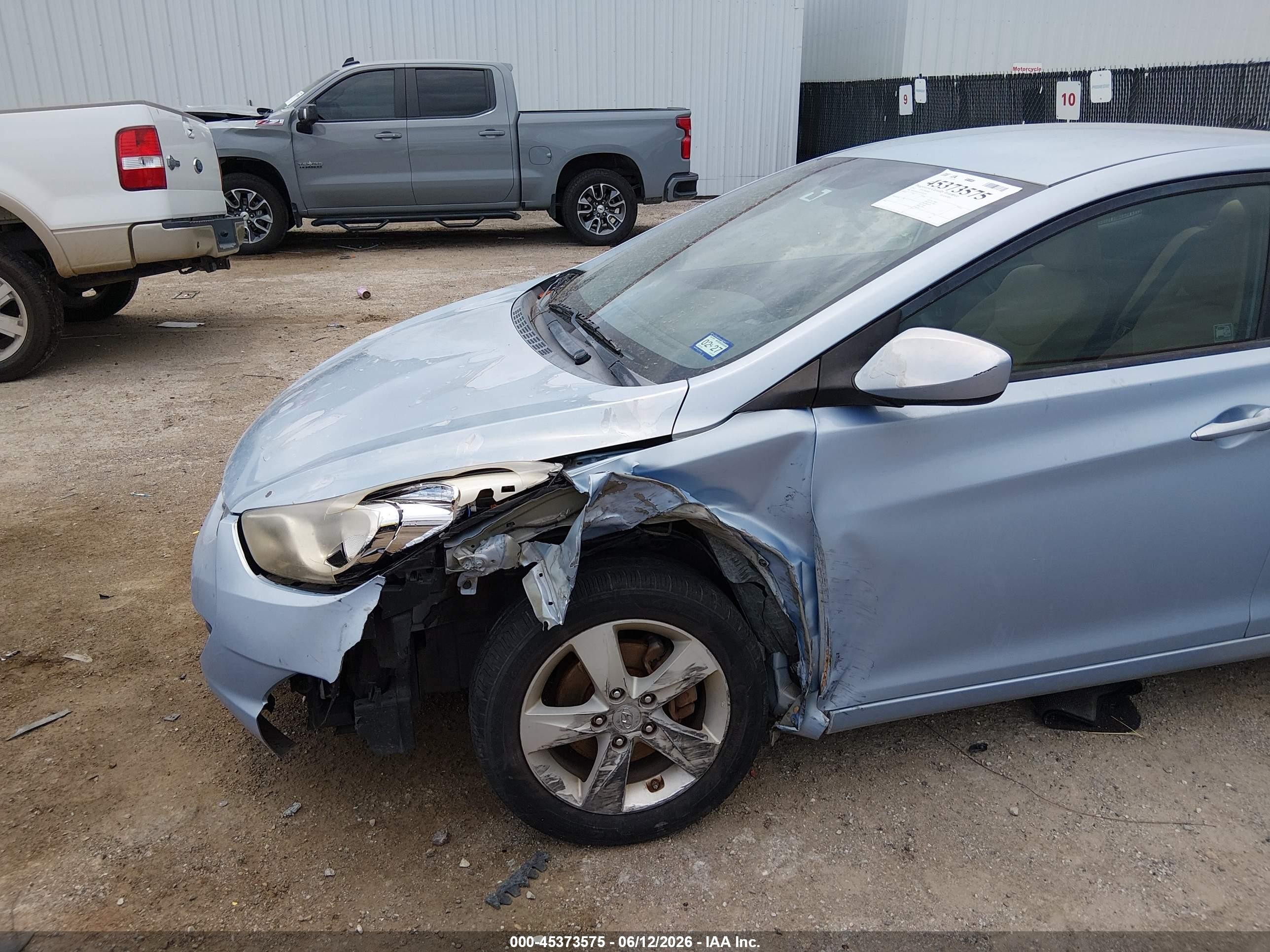 2012 Hyundai Elantra Gls (ulsan Plant) Синий vin: KMHDH4AE5CU441028