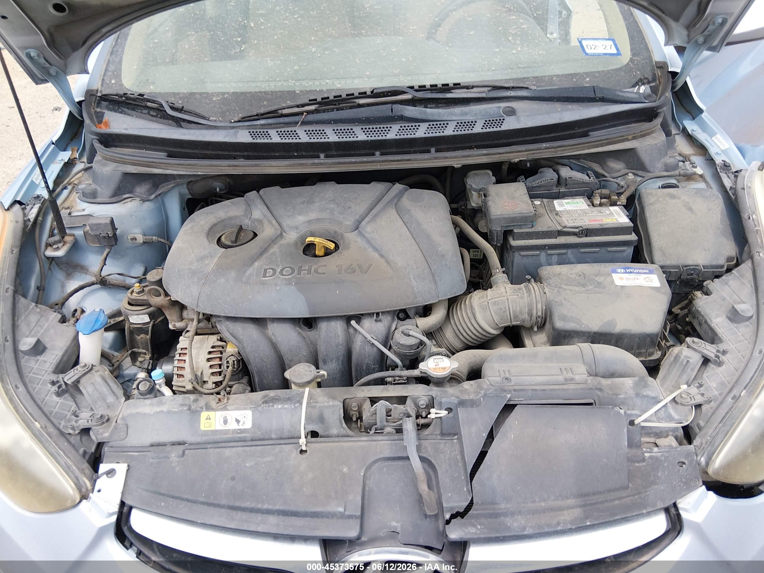 2012 Hyundai Elantra Gls (ulsan Plant) Синий vin: KMHDH4AE5CU441028