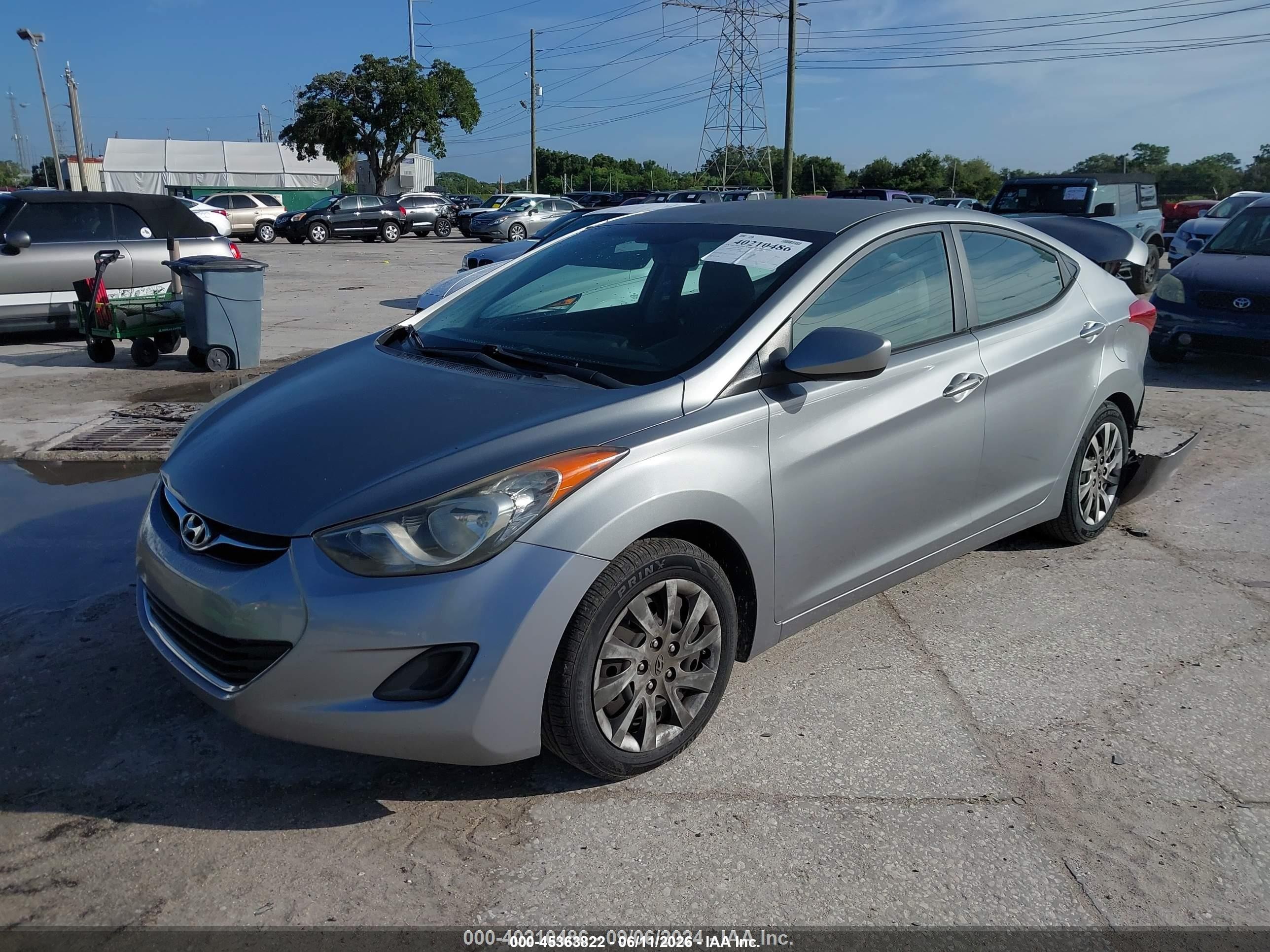 2012 Hyundai Elantra Gls (ulsan Plant) Gray vin: KMHDH4AE5CU446455