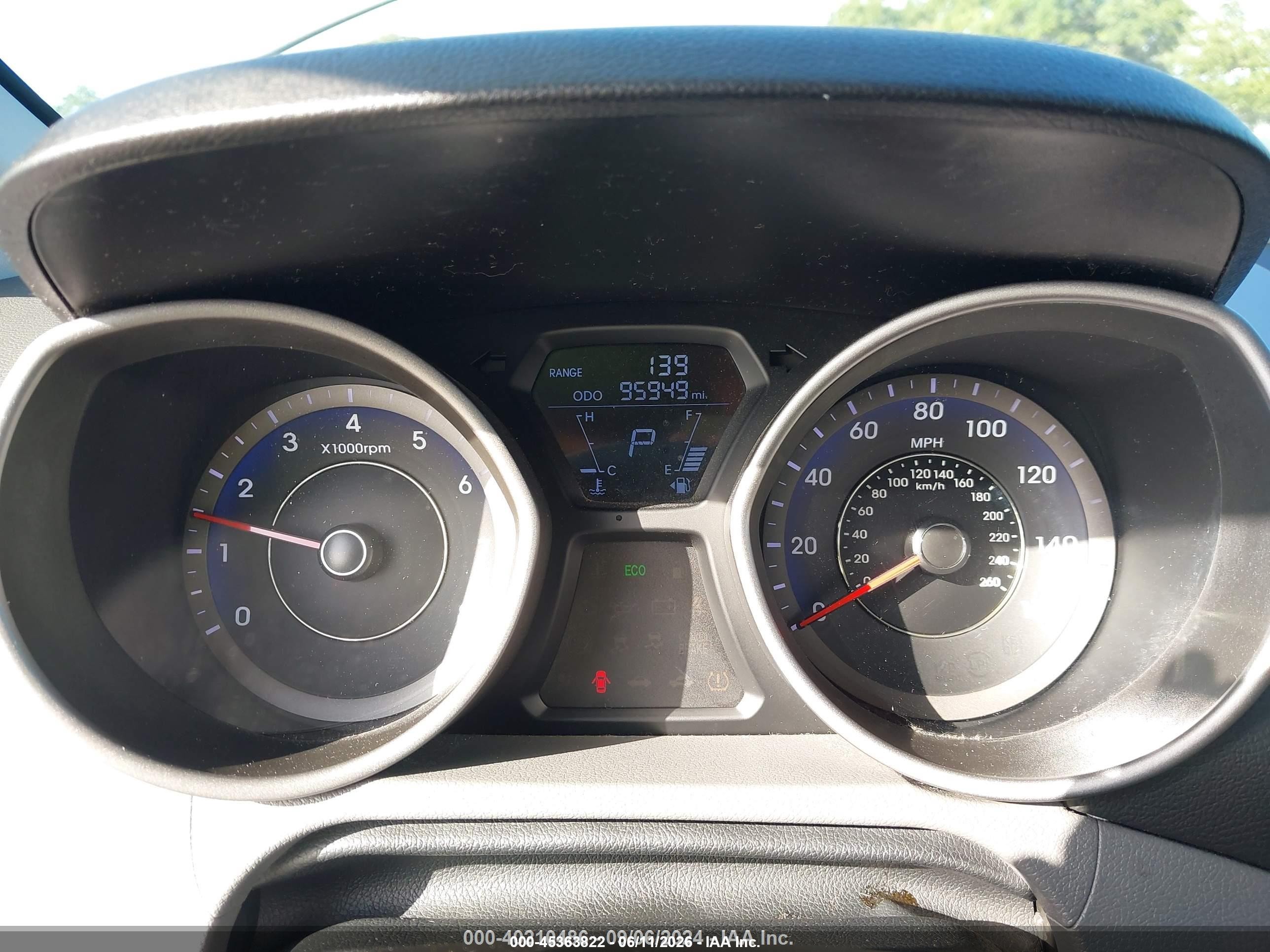 2012 Hyundai Elantra Gls (ulsan Plant) Gray vin: KMHDH4AE5CU446455