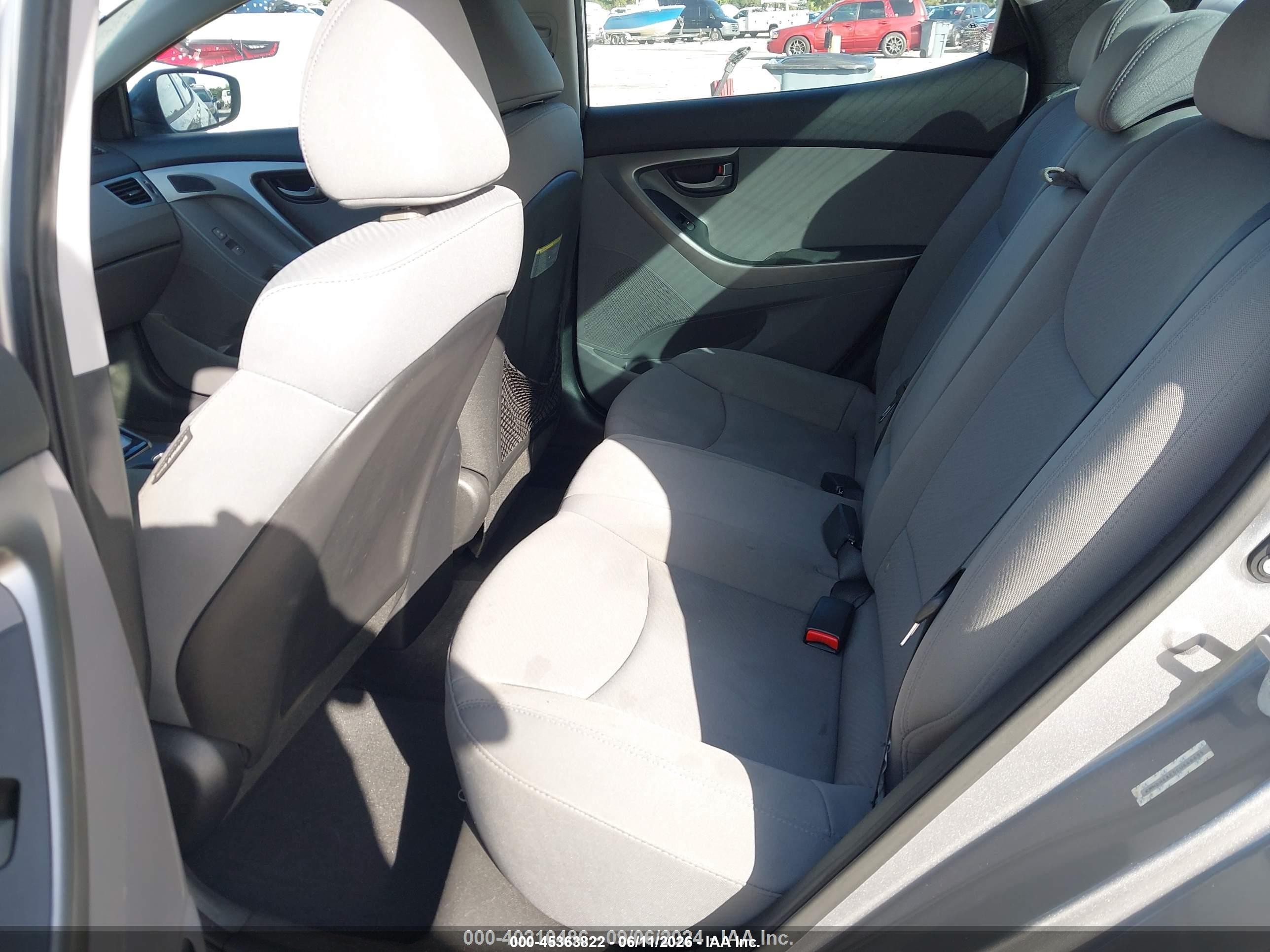 2012 Hyundai Elantra Gls (ulsan Plant) Gray vin: KMHDH4AE5CU446455
