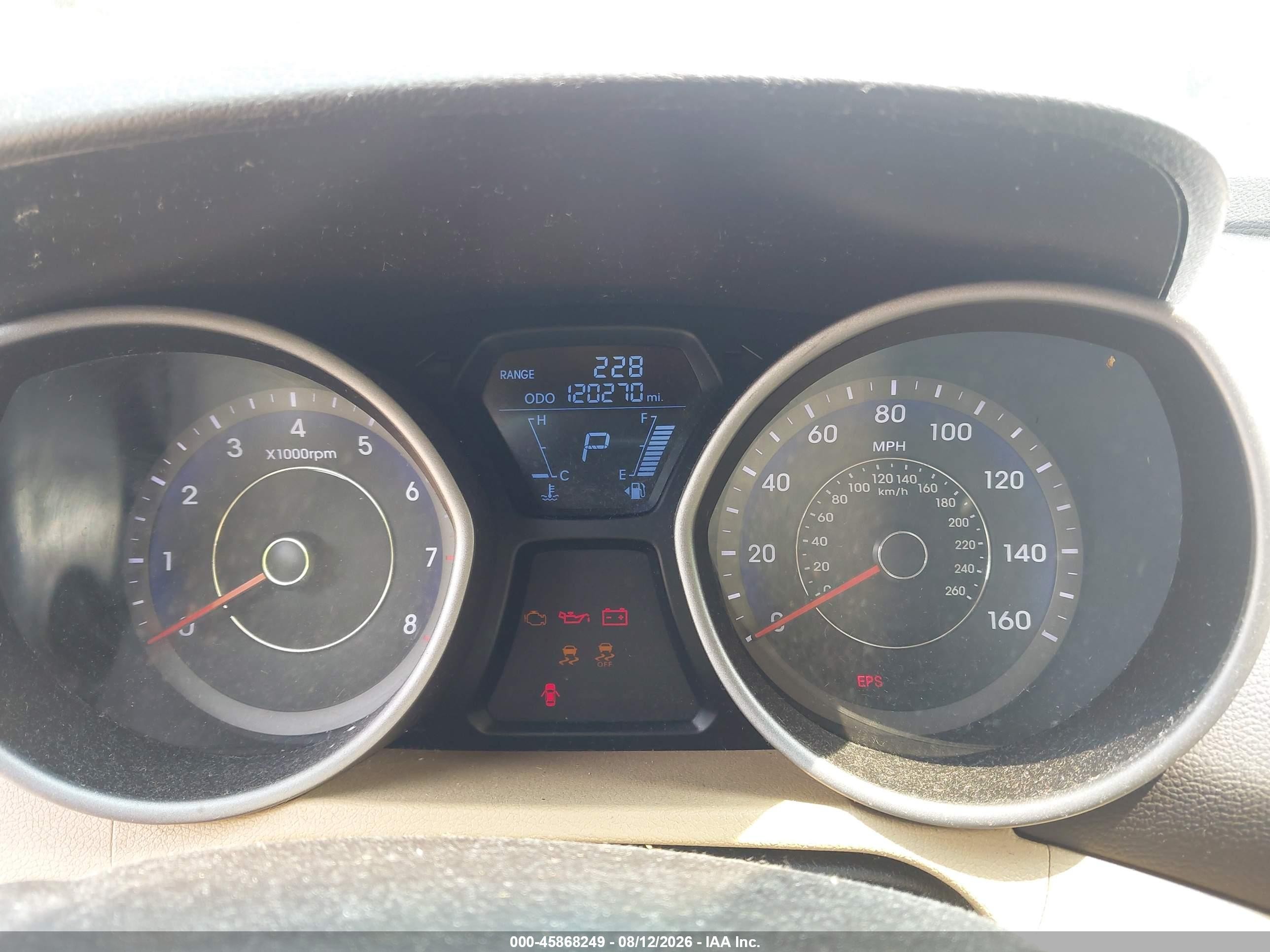 2012 Hyundai Elantra Gls (ulsan Plant) Red vin: KMHDH4AE5CU451400