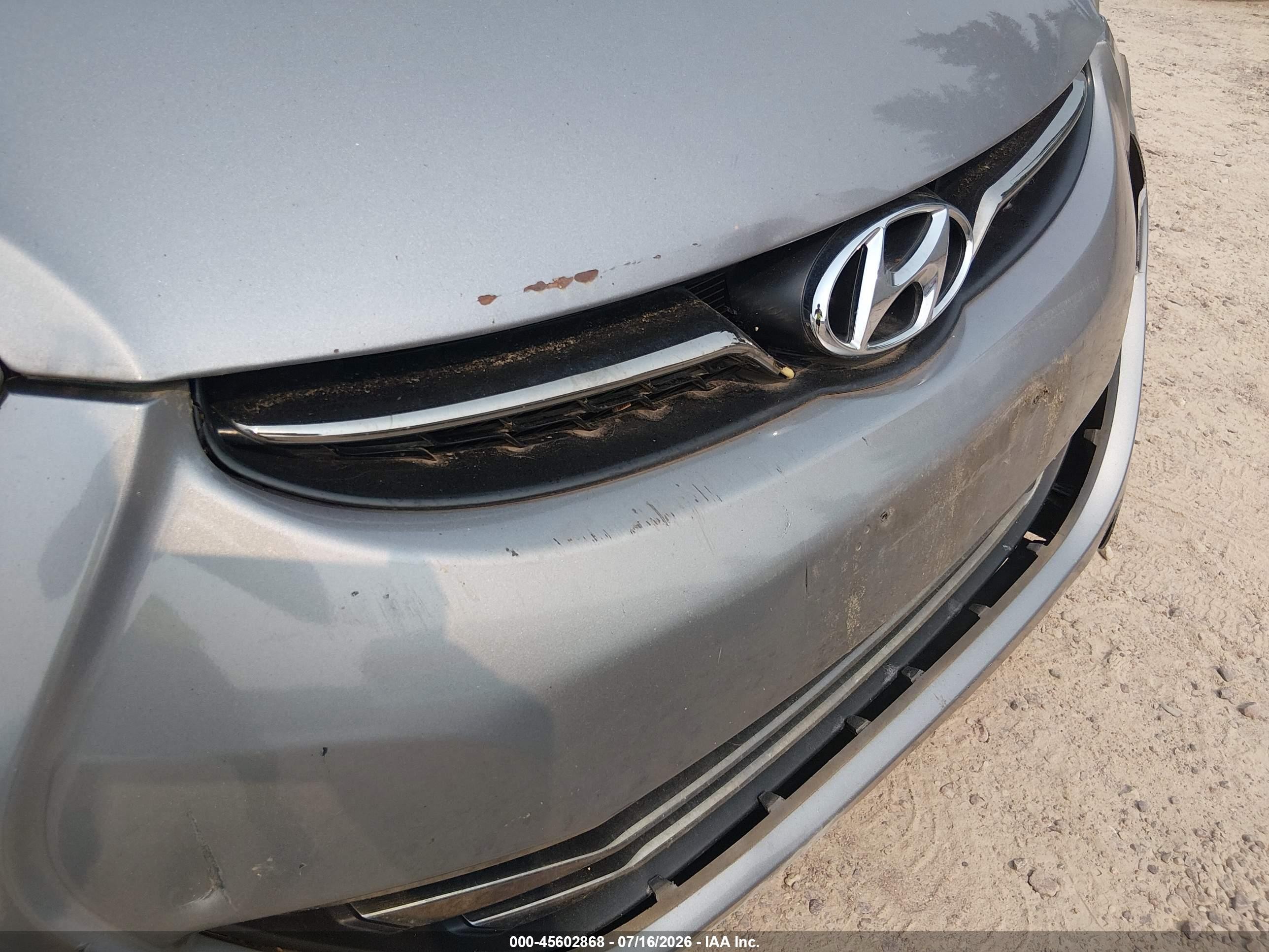 2012 Hyundai Elantra Limited (ulsan Plant) Серебряный vin: KMHDH4AE5CU454040